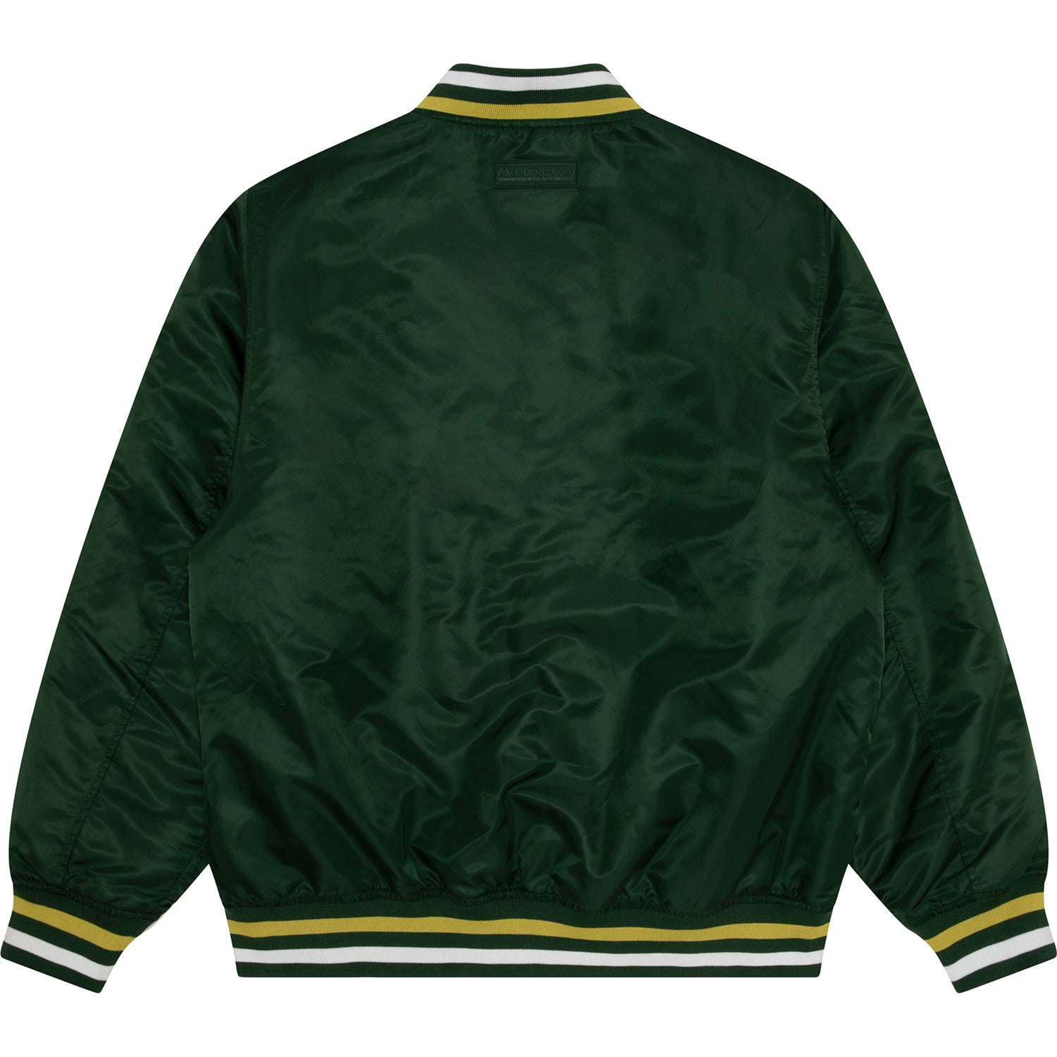 AAPE NOW MOONFACE LOGO BASEBALL JACKET