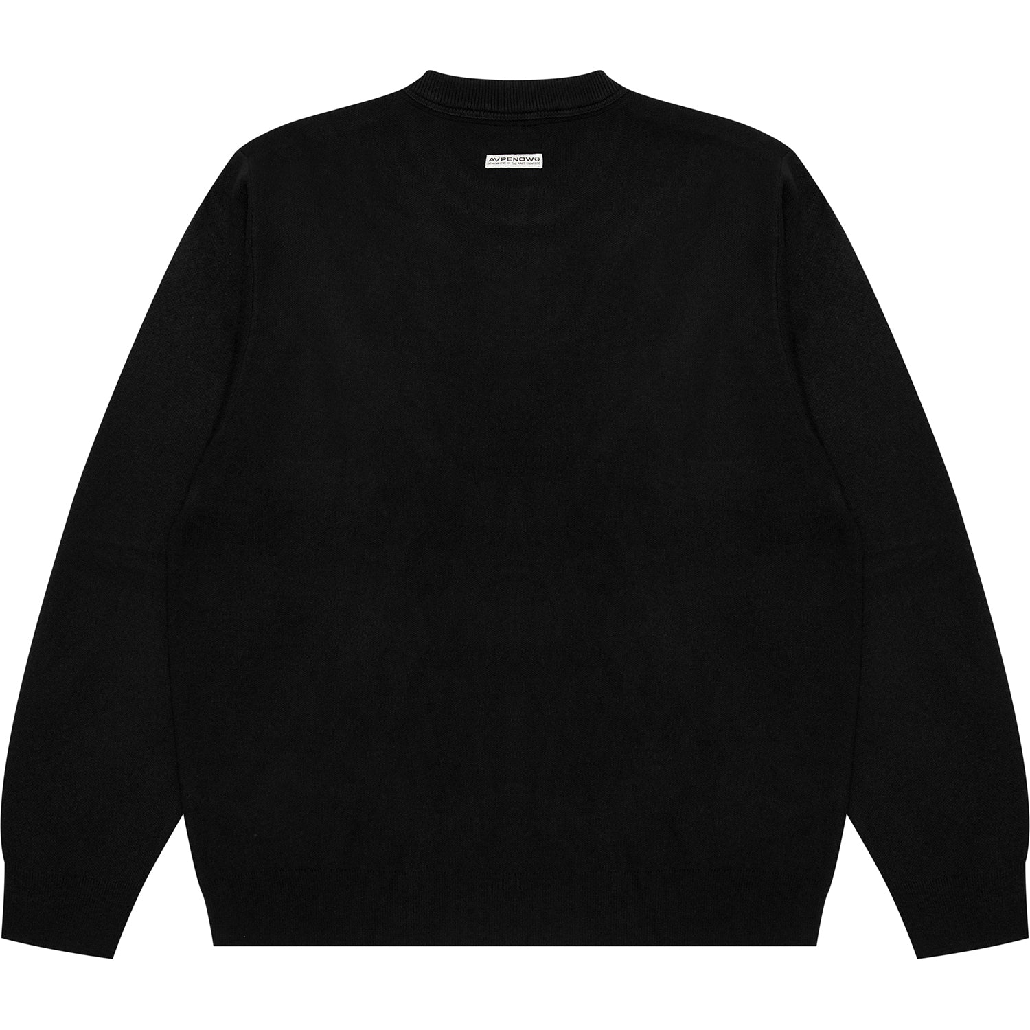 MOONFACE LOGO CREW NECK KNIT SWEATSHIRT