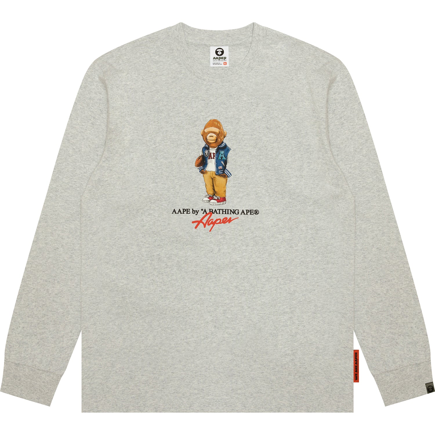 AAPLTM1610XAO/AAPER GRAPHIC-PRINT LONG SLEEVE TEE