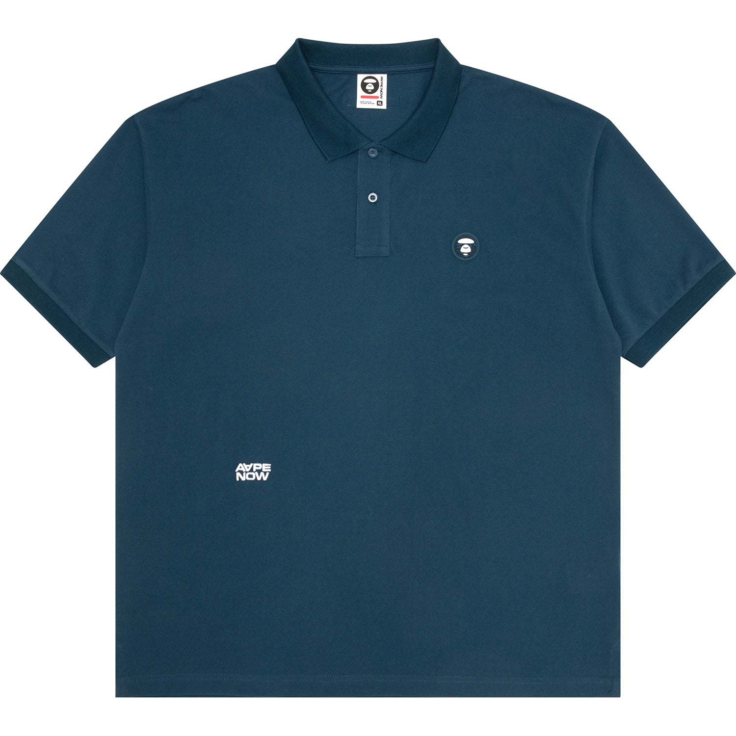 AAPENOW MOONFACE LOGO POLO SHIRT