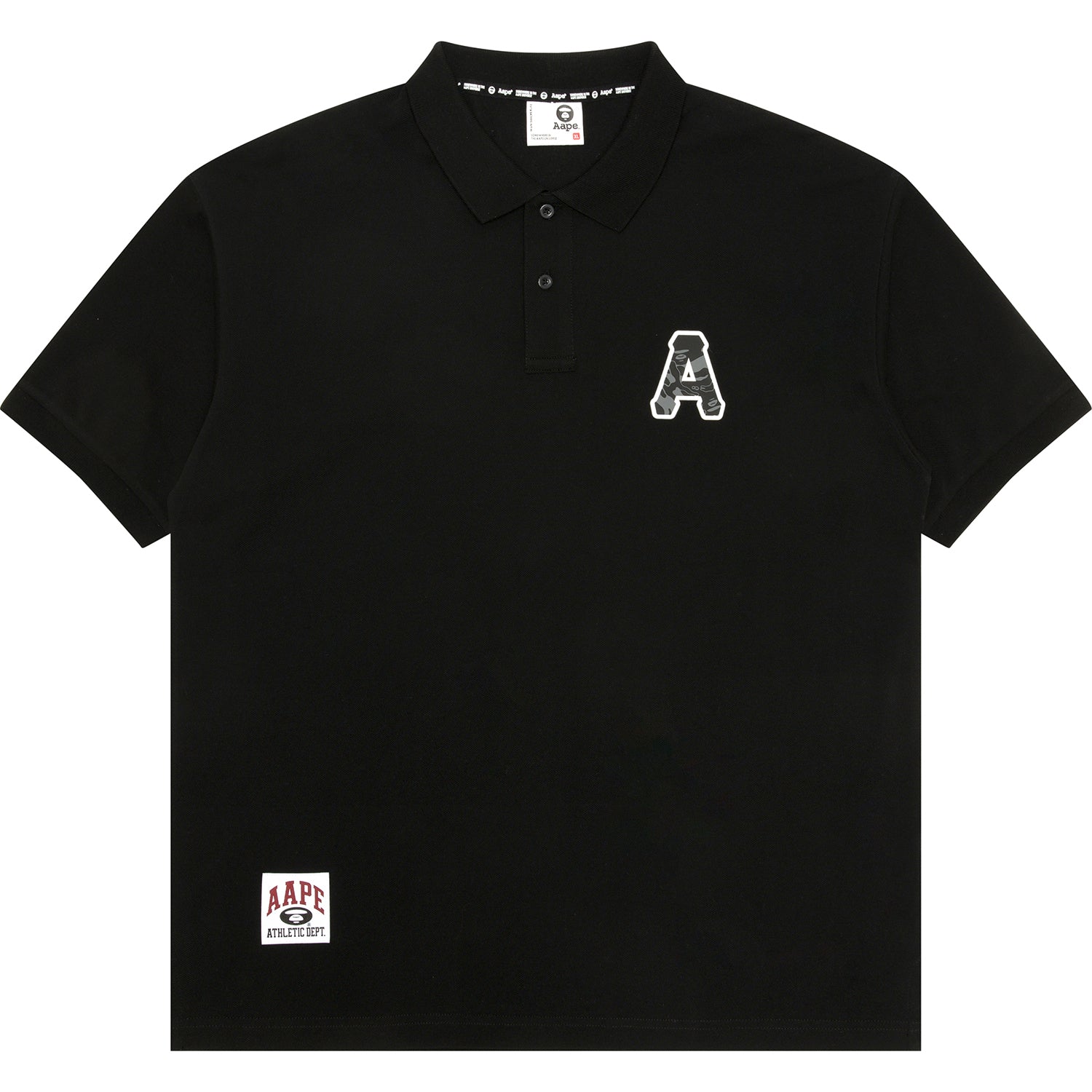 A PATCH POLO SHIRT