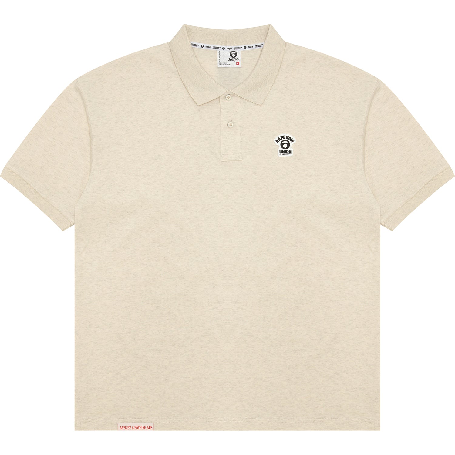 AAPENOW MOONFACE LOGO POLO SHIRT