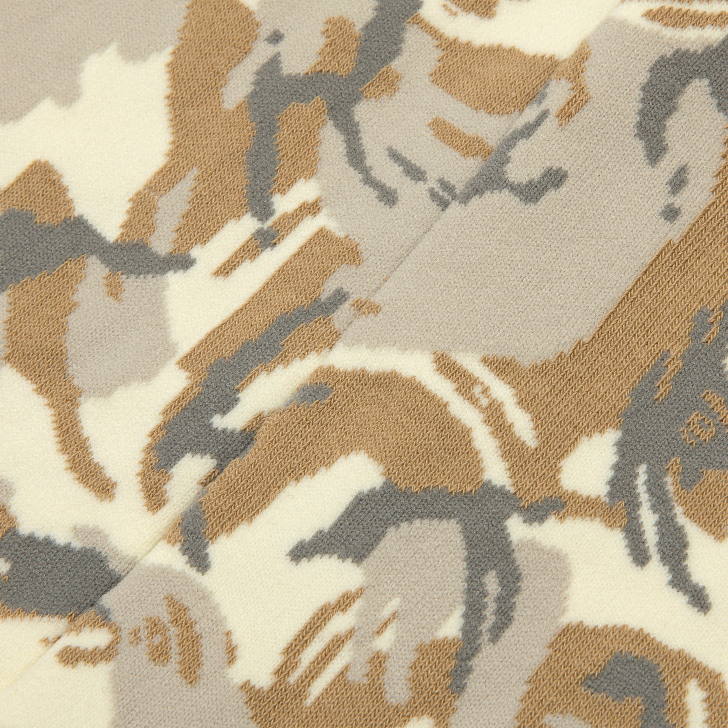 MOONFACE EMBROIDERED CAMO SOCKS