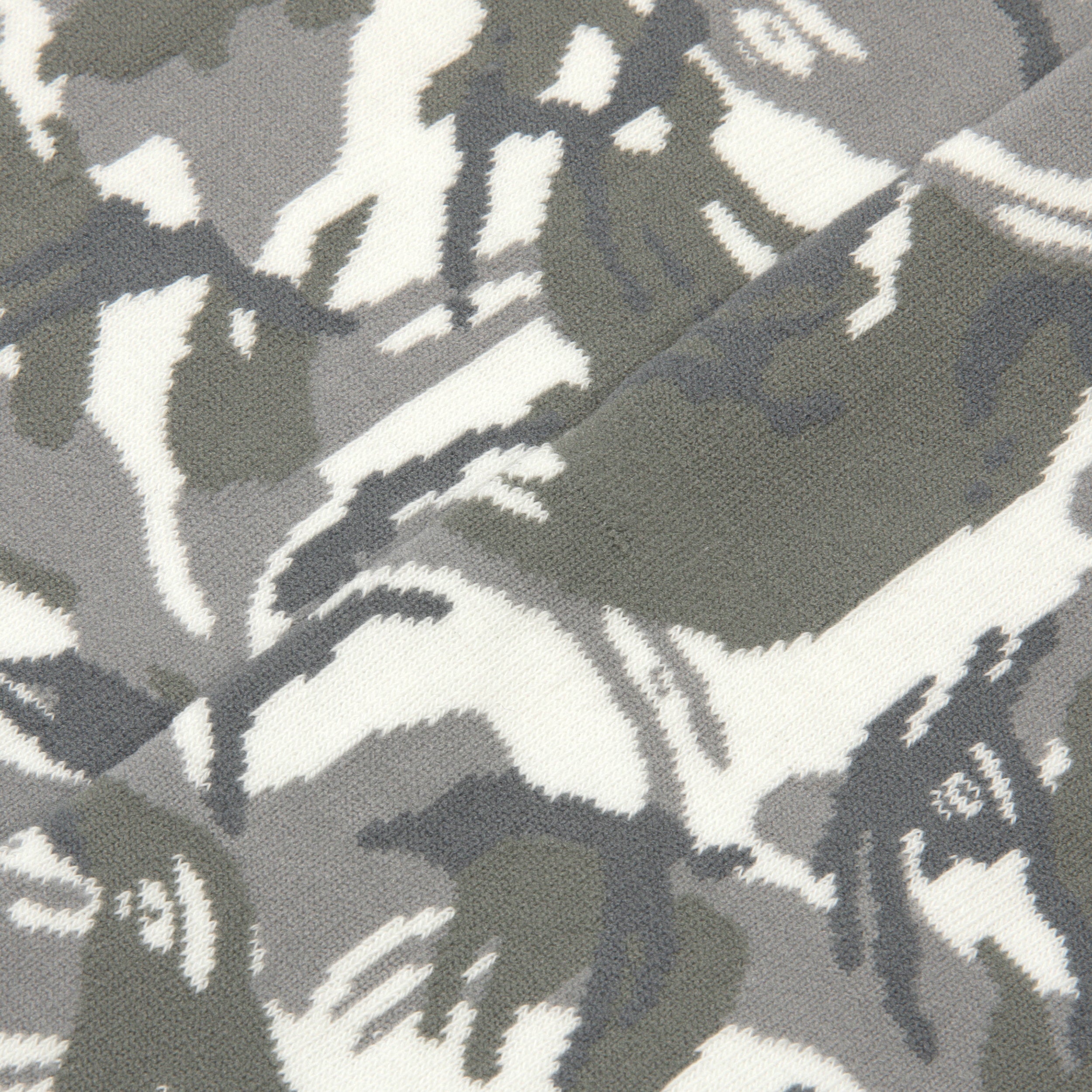 MOONFACE EMBROIDERED CAMO SOCKS