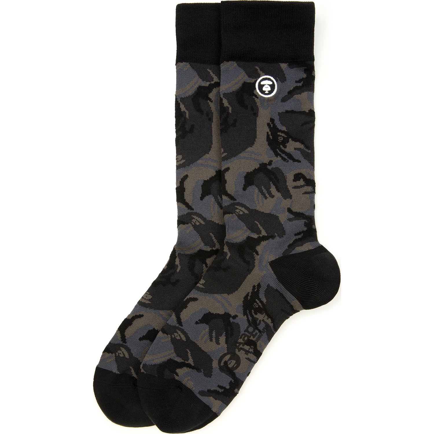 AAPSOM4293XXO/MOONFACE LOGO CAMO CREW SOCKS