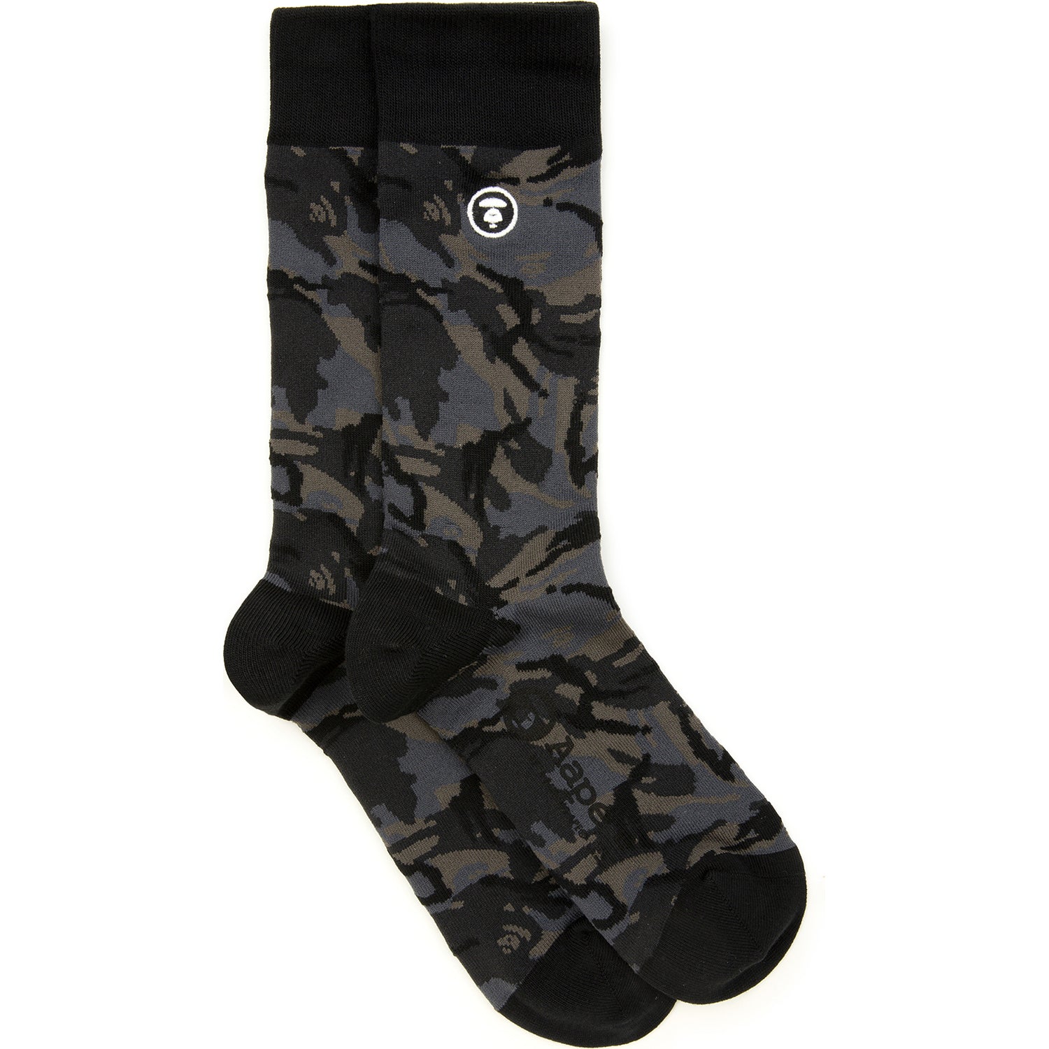 AAPSOM4293XXO/MOONFACE LOGO CAMO CREW SOCKS