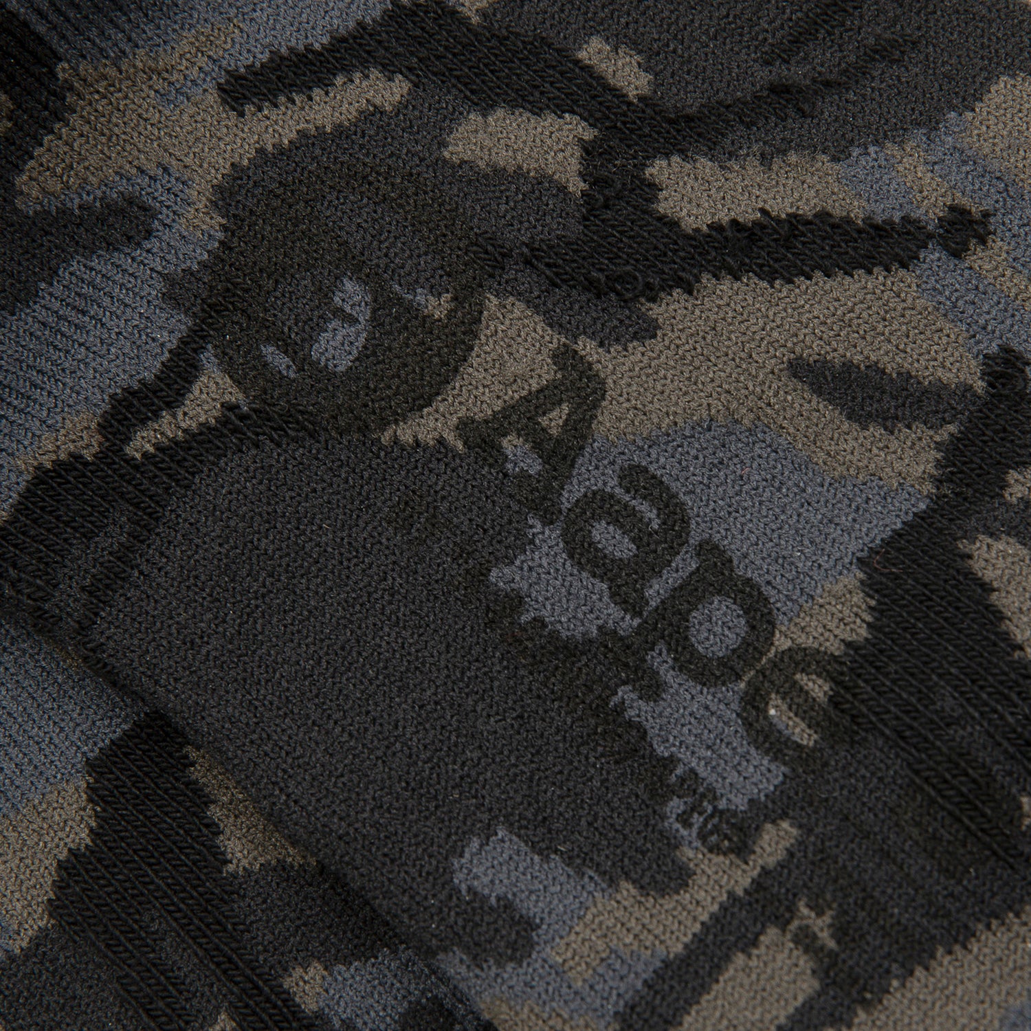 AAPSOM4293XXO/MOONFACE LOGO CAMO CREW SOCKS