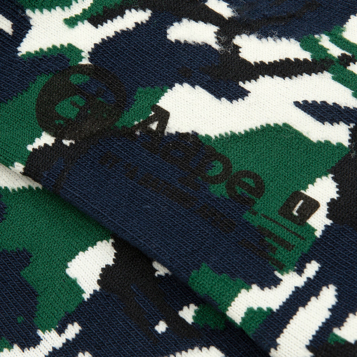 AAPSOM4293XXO/MOONFACE LOGO CAMO CREW SOCKS