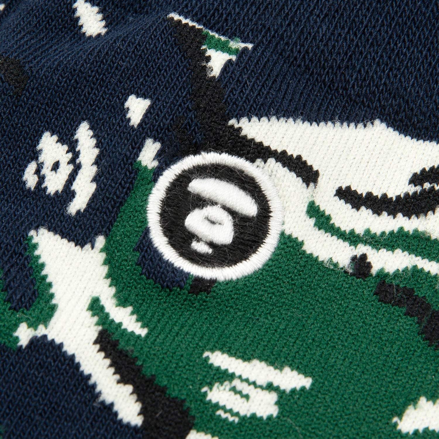 AAPSOM4293XXO/MOONFACE LOGO CAMO CREW SOCKS