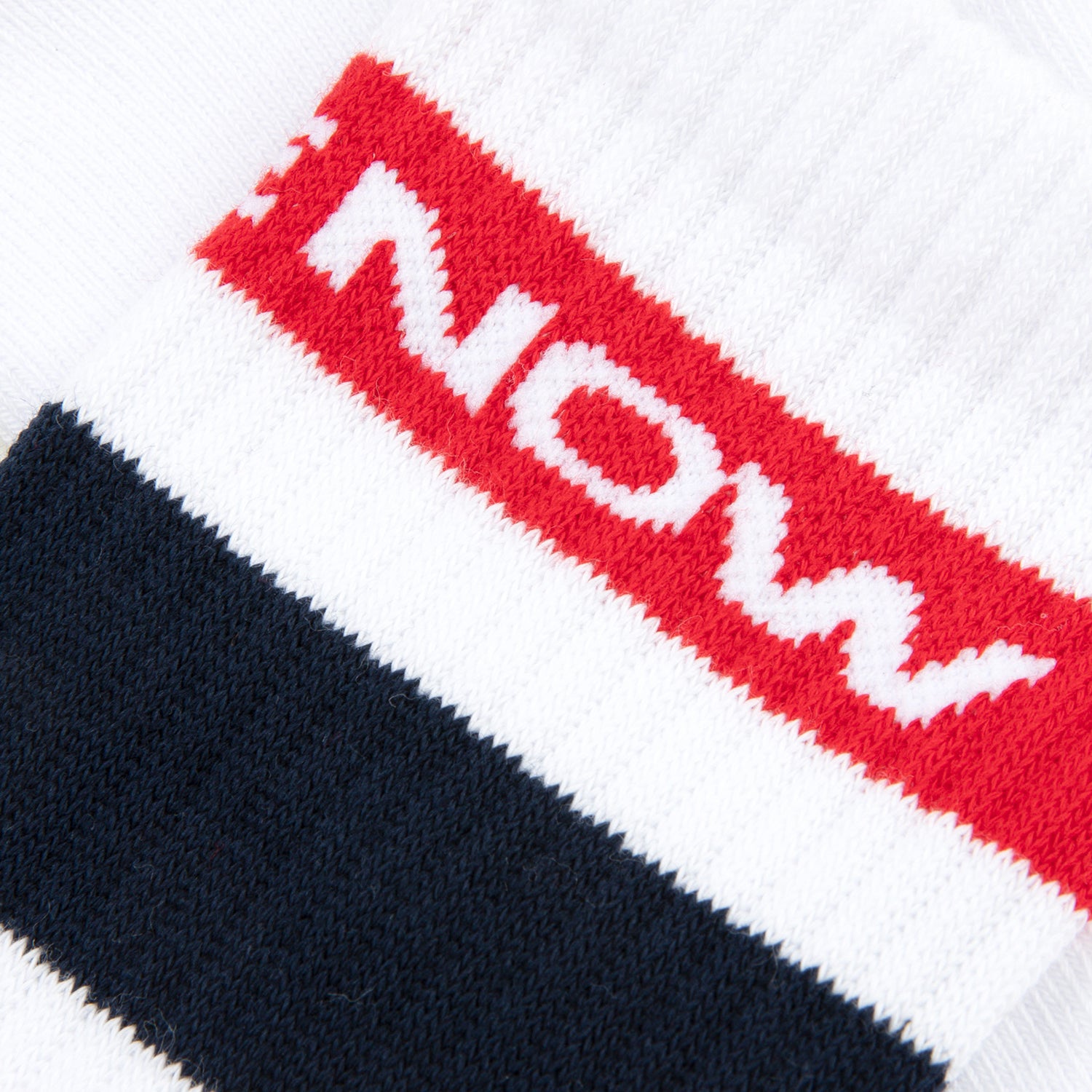 AAPSOM5135XXO/AAPENOW MOONFACE LOGO CREW SOCKS