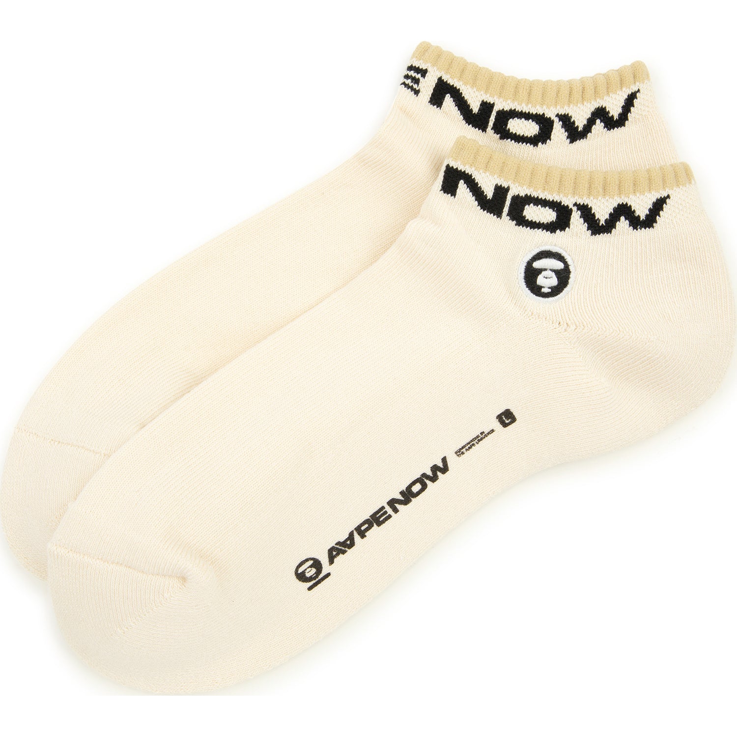AAPENOW MOONFACE LOGO SOCKS