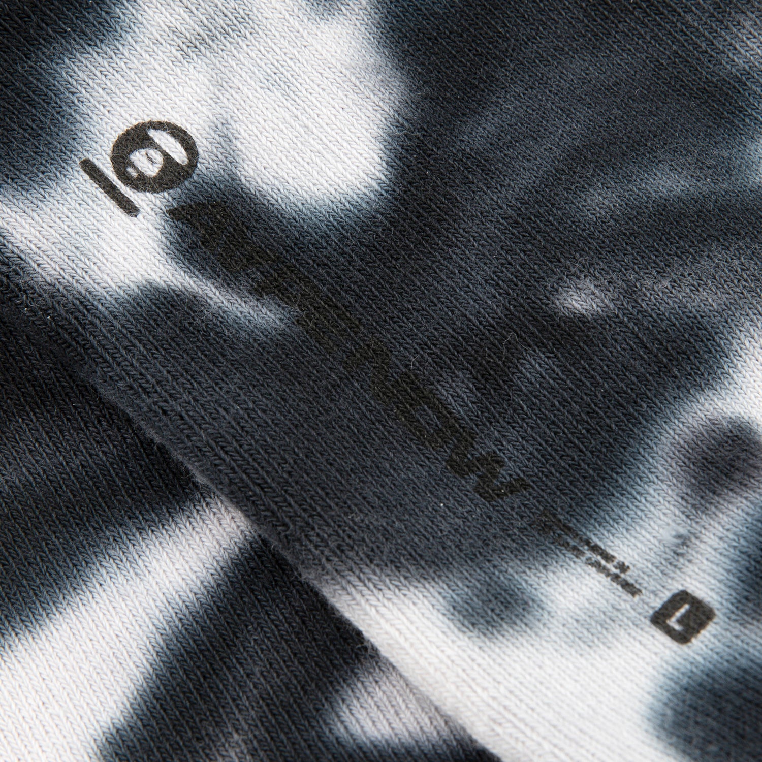 AAPSOM5190XXO/AAPENOW MOONFACE LOGO TIE-DYE CREW SOCKS