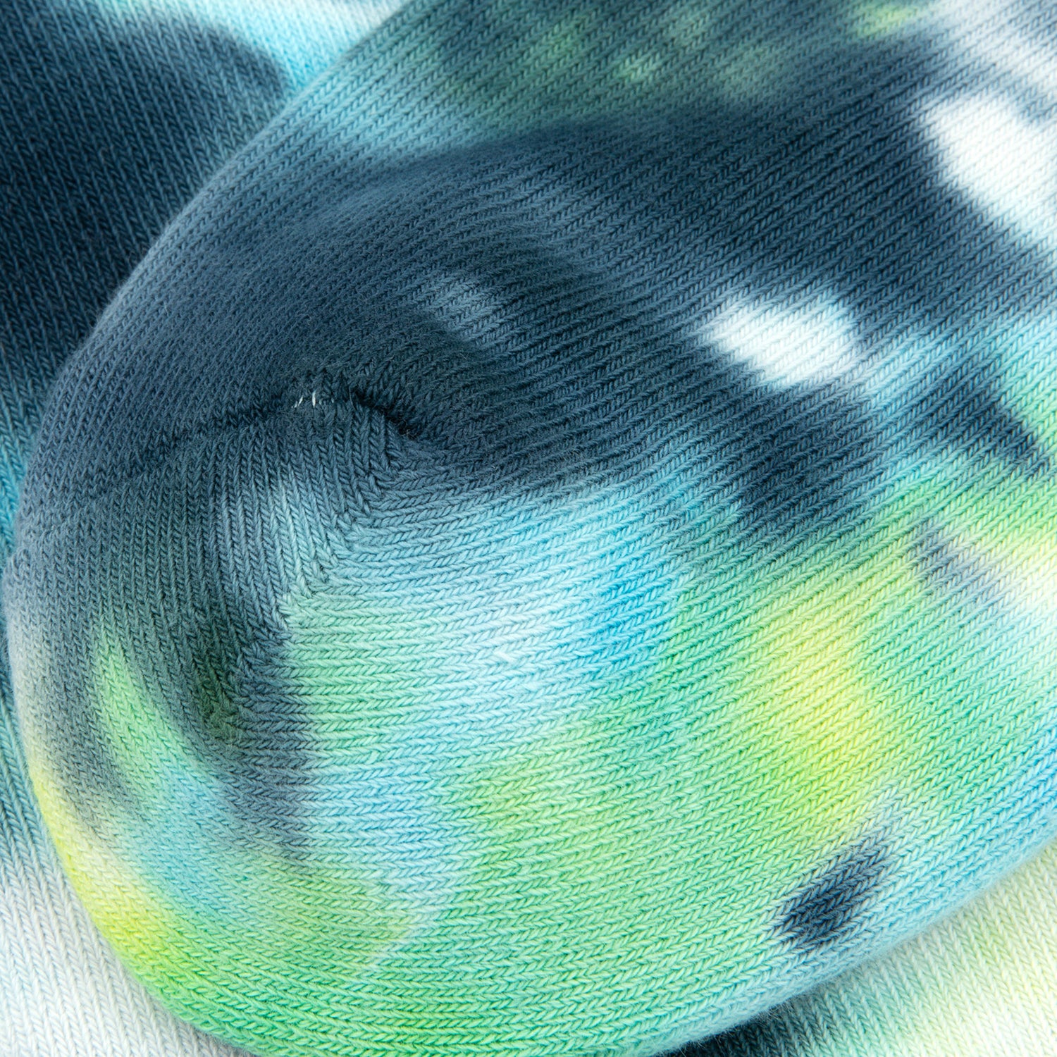 AAPSOM5190XXO/AAPENOW MOONFACE LOGO TIE-DYE CREW SOCKS