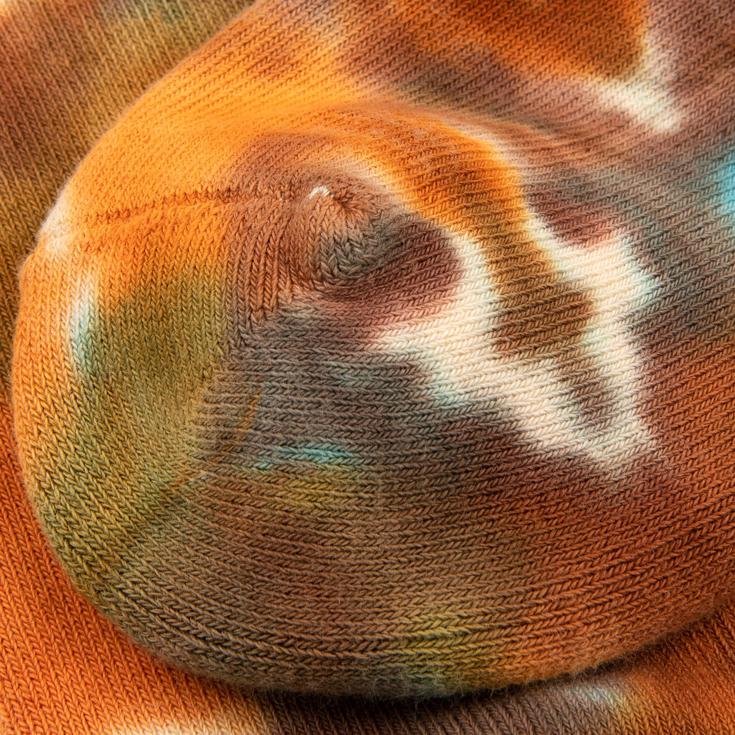 AAPSOM5190XXO/AAPENOW MOONFACE LOGO TIE-DYE CREW SOCKS