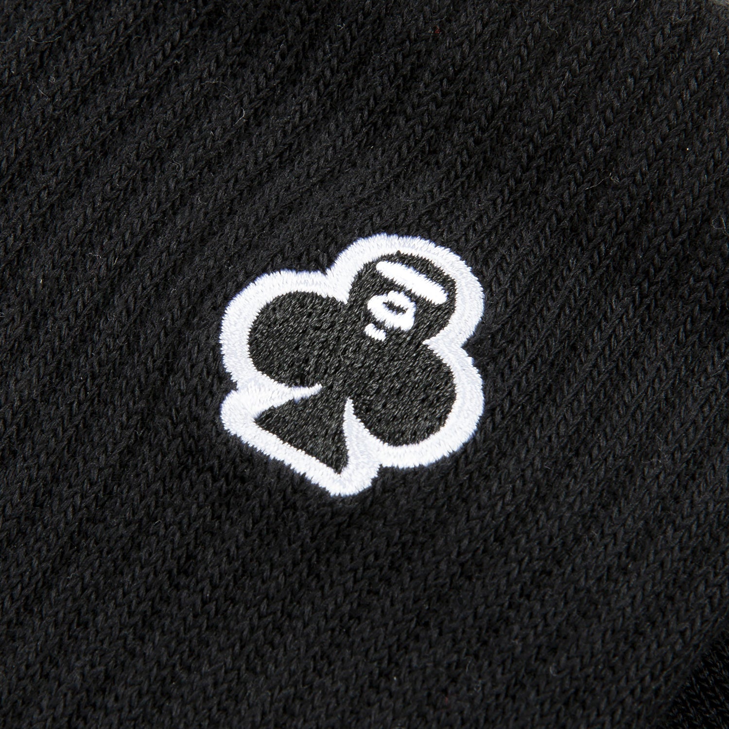 AAPSOM5319XXO/AAPENOW CLOVER MOONFACE LOGO CREW SOCKS