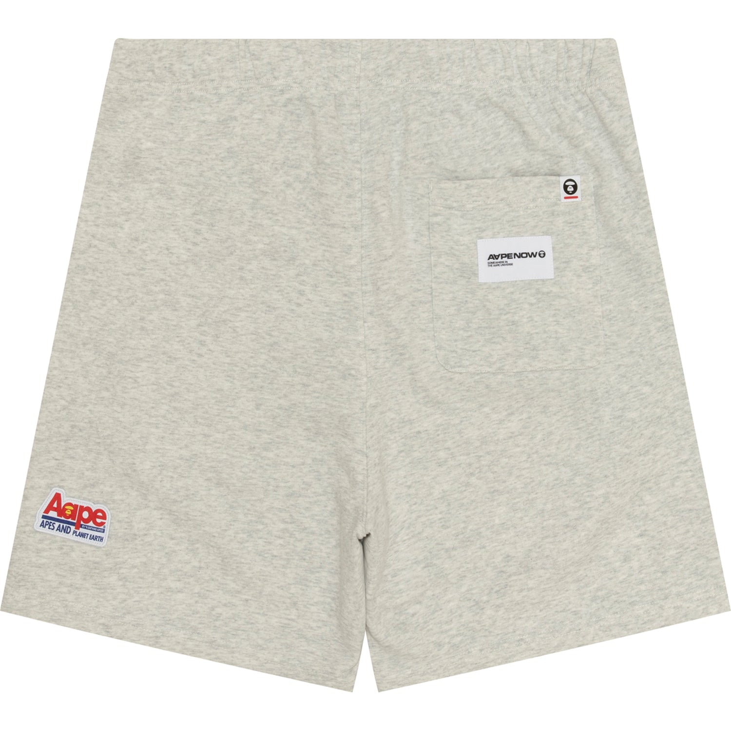 AAPE X FRUIT OF THE LOOM MOONFACE LOGO SWEAT SHORTS