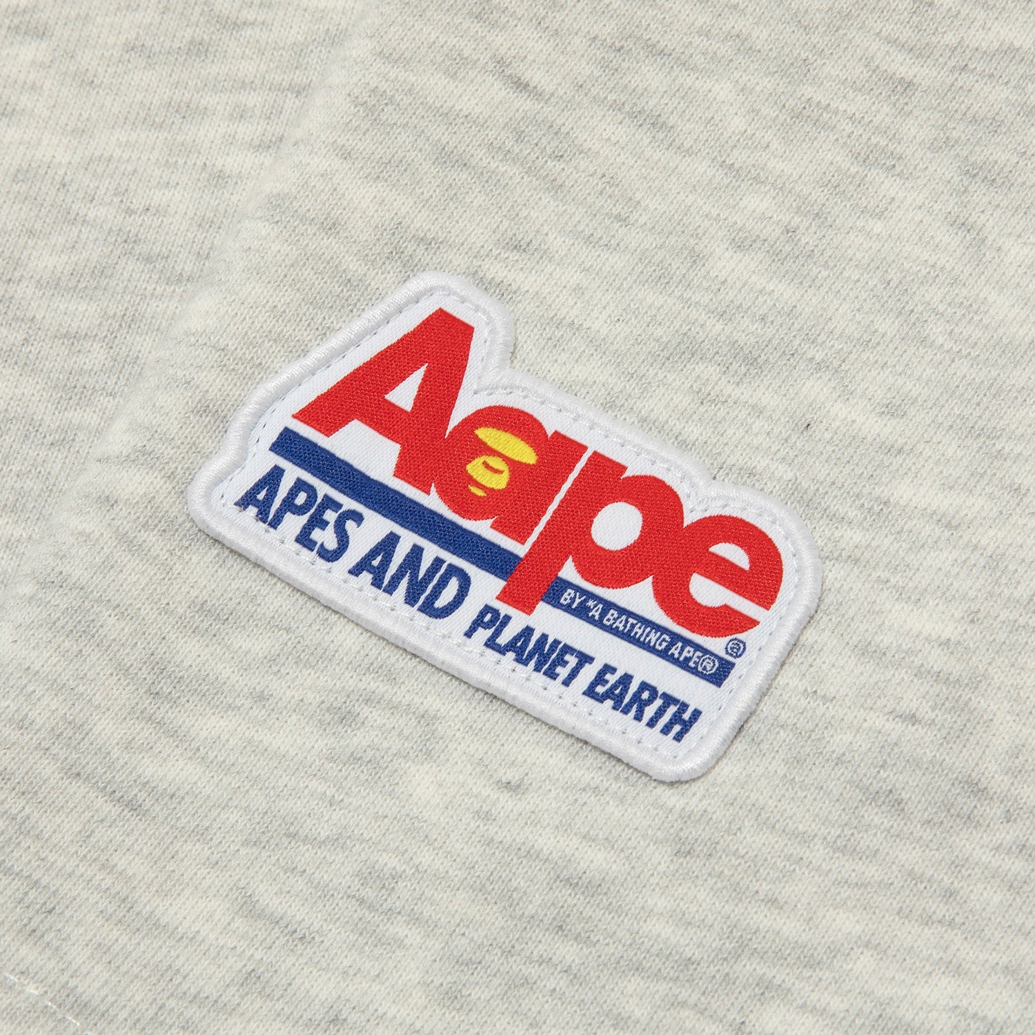 AAPE X FRUIT OF THE LOOM MOONFACE LOGO SWEAT SHORTS