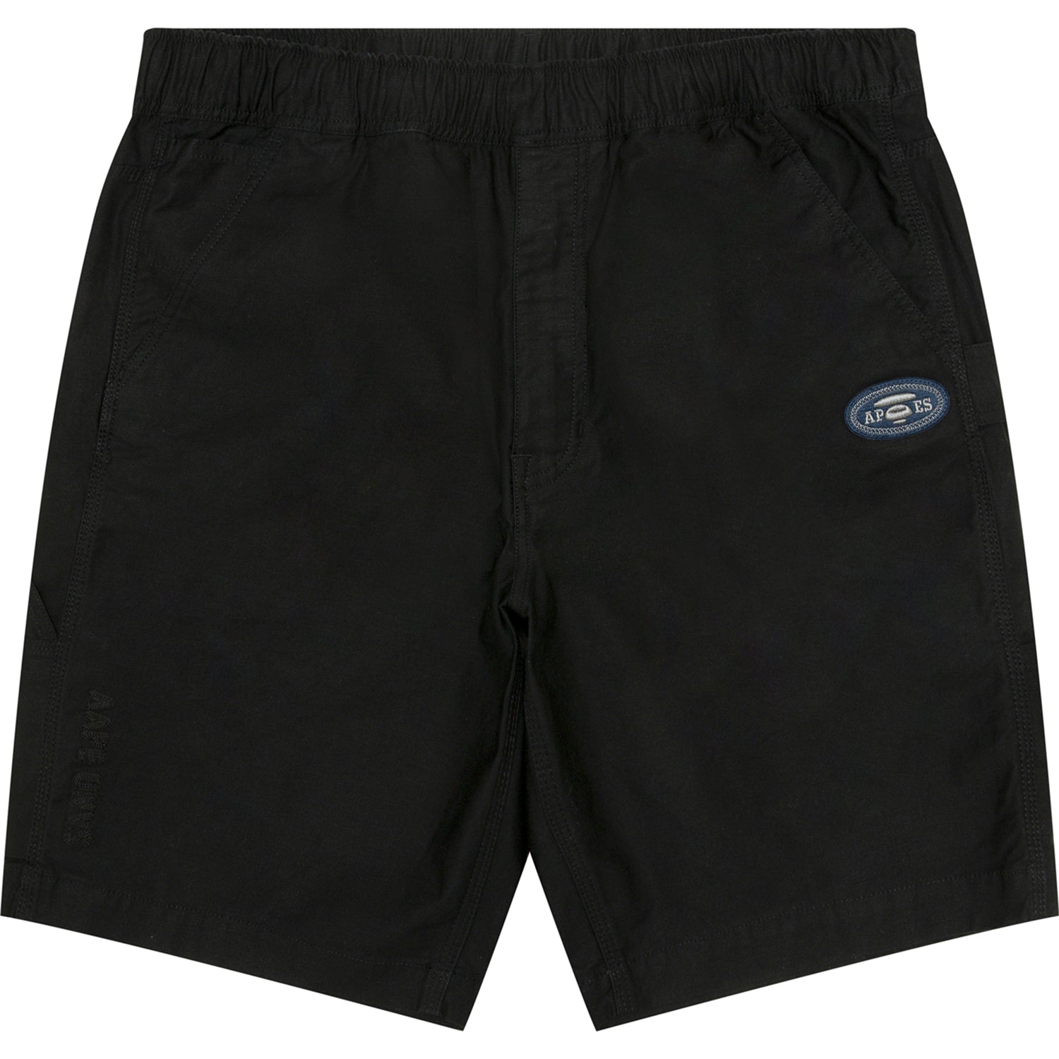 AAPEUNVS MOONFACE LOGO PATCH SHORTS
