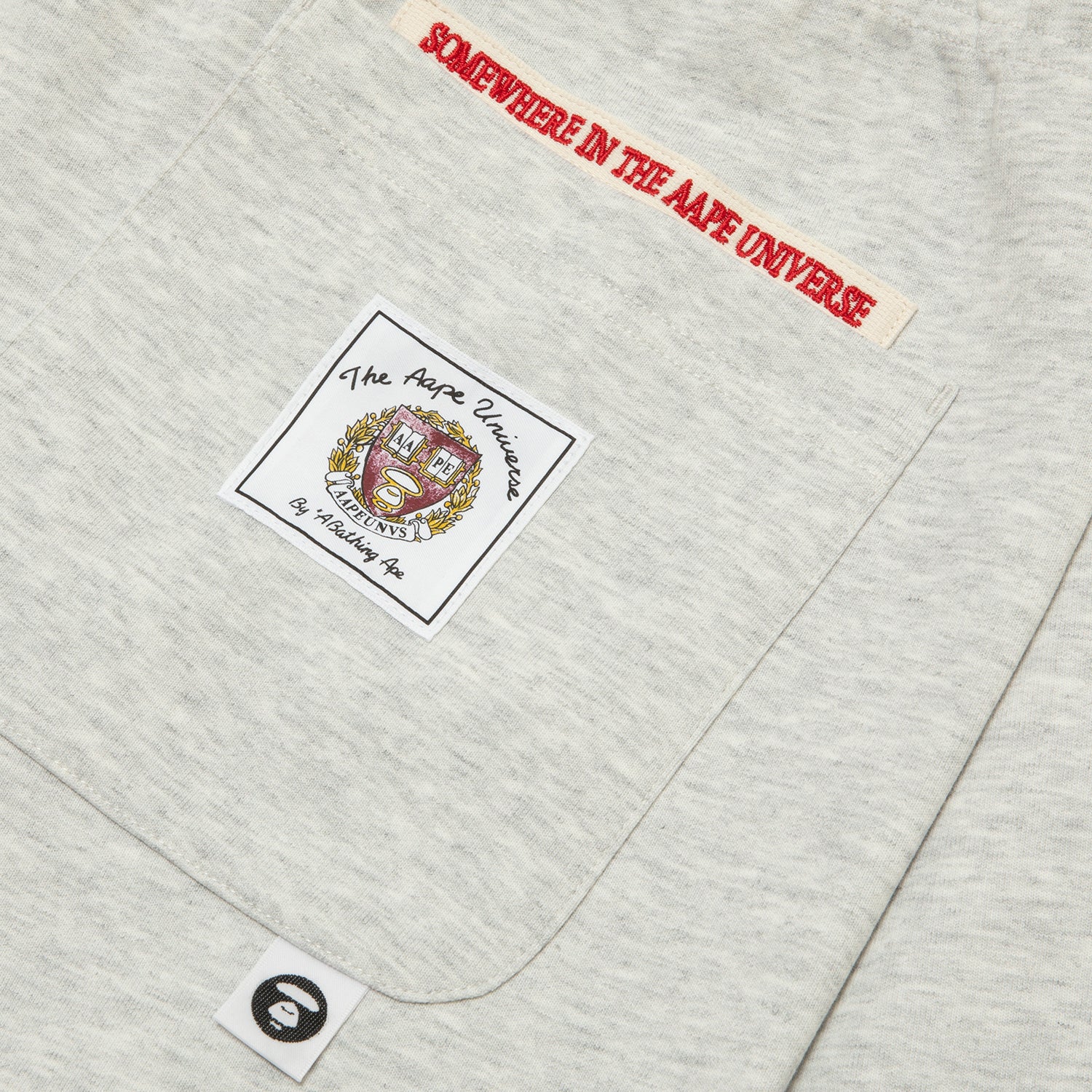 AAPEUNVS MOONFACE LOGO SWEAT SHORTS
