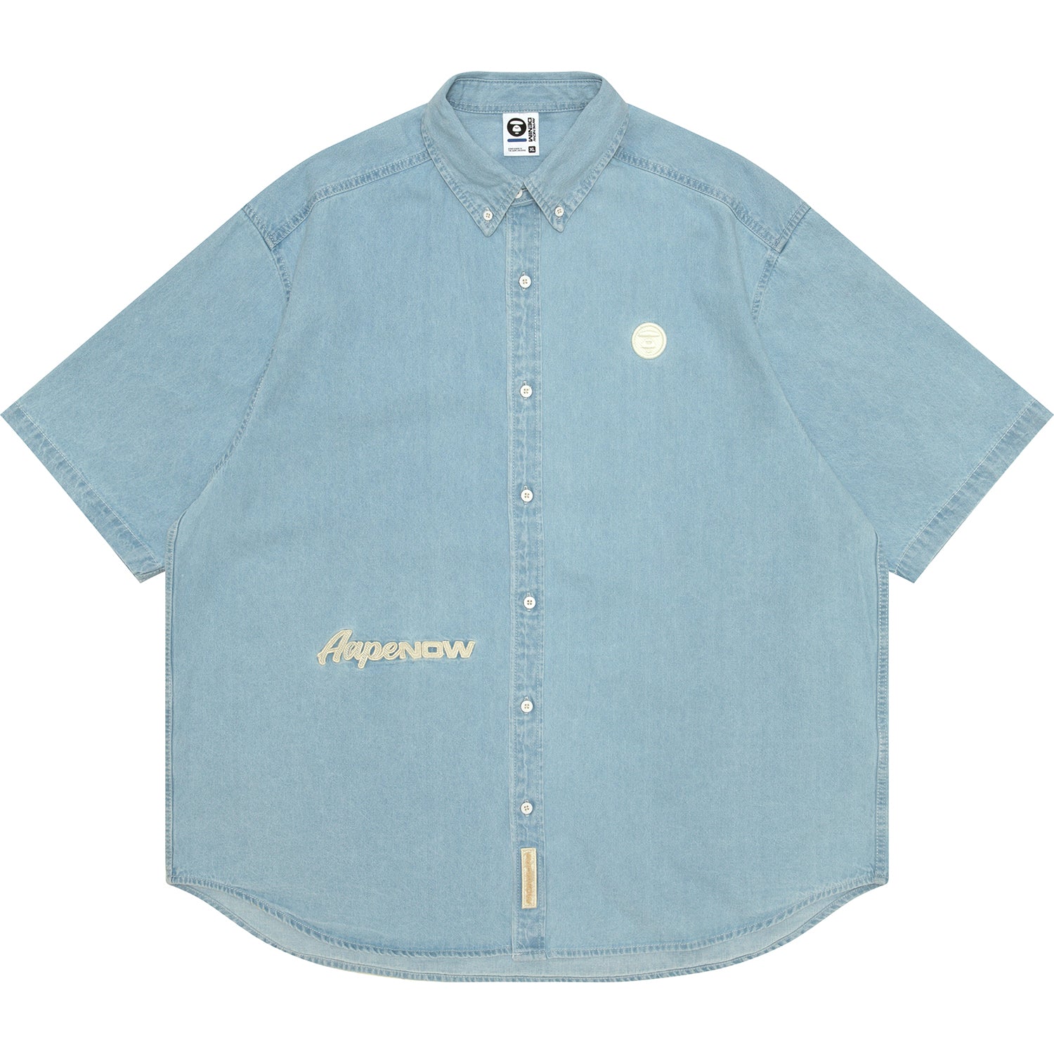 AAPSRM8515XXO/AAPENOW MOONFACE LOGO SHIRT