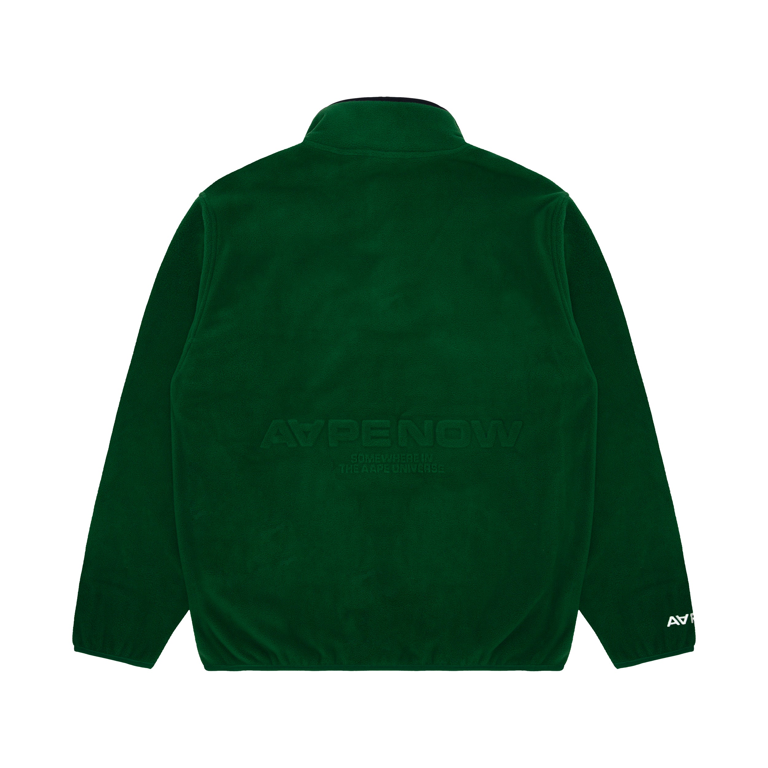 MOONFACE HALF-BUTTON FLEECE SWEATSHIRT