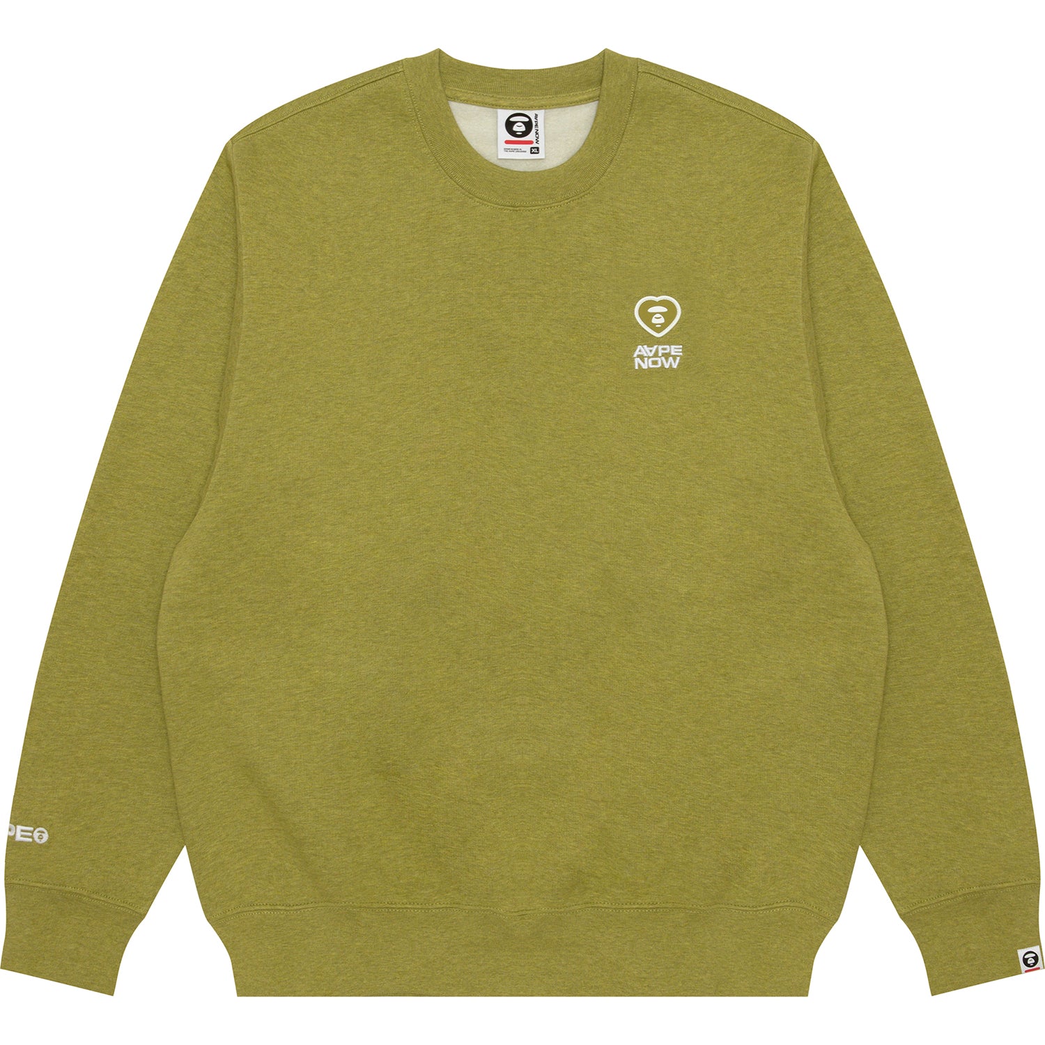 AAPENOW MOONFACE LOGO CREW NECK SWEATSHIRT