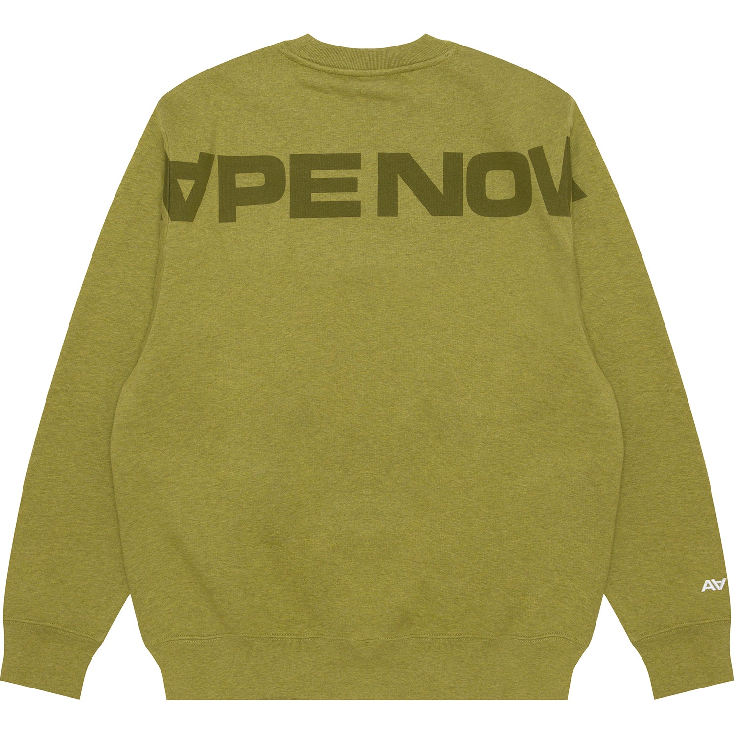 AAPENOW MOONFACE LOGO CREW NECK SWEATSHIRT