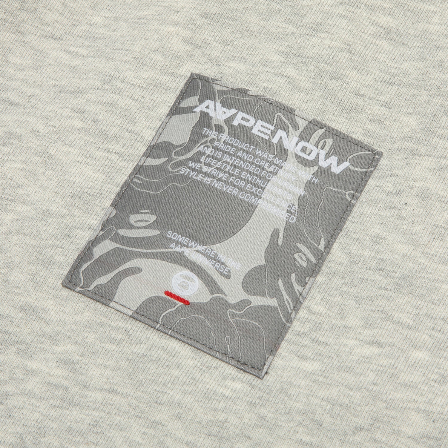 AAPENOW MOONFACE LOGO ZIP-UP HOODIE