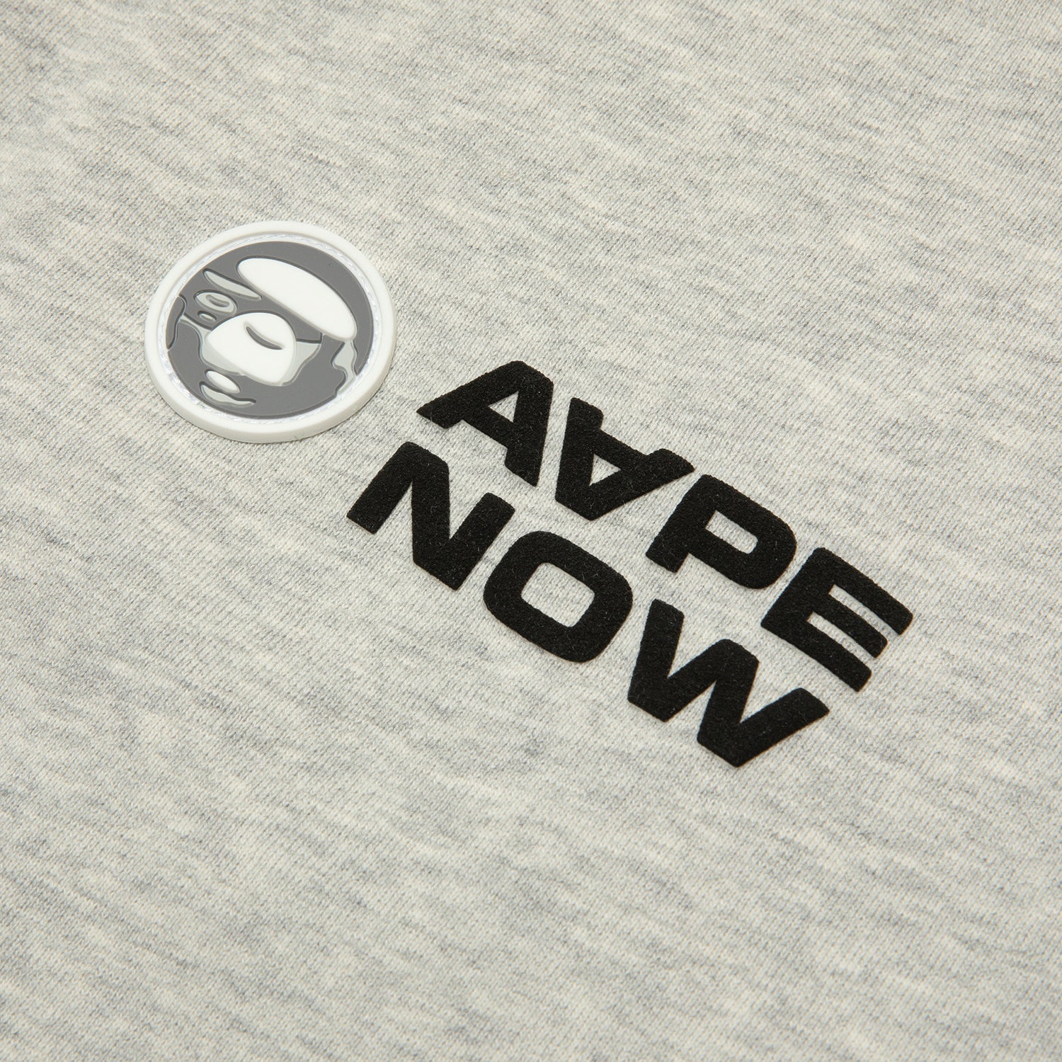 AAPENOW MOONFACE LOGO ZIP-UP HOODIE