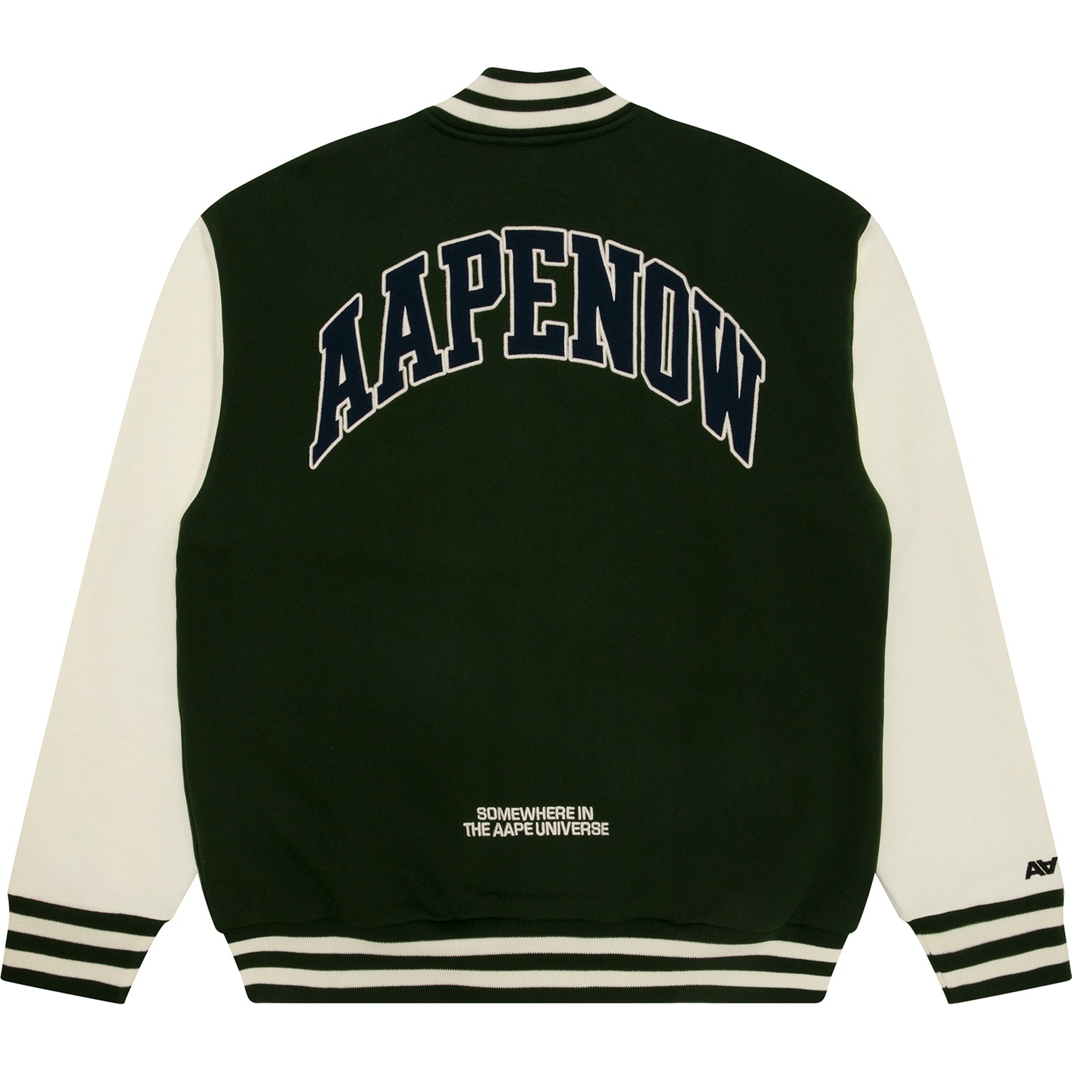 AAPENOW MOONFACE LOGO BASEBALL JACKET