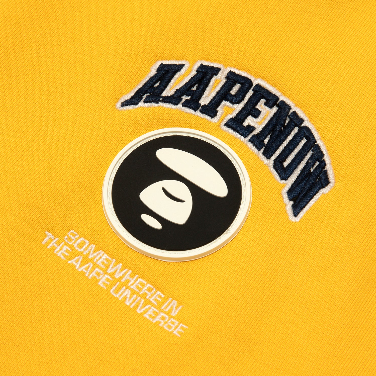 AAPENOW MOONFACE LOGO BASEBALL JACKET