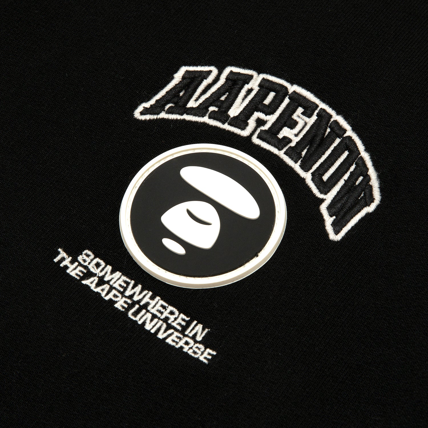 AAPENOW MOONFACE LOGO BASEBALL JACKET