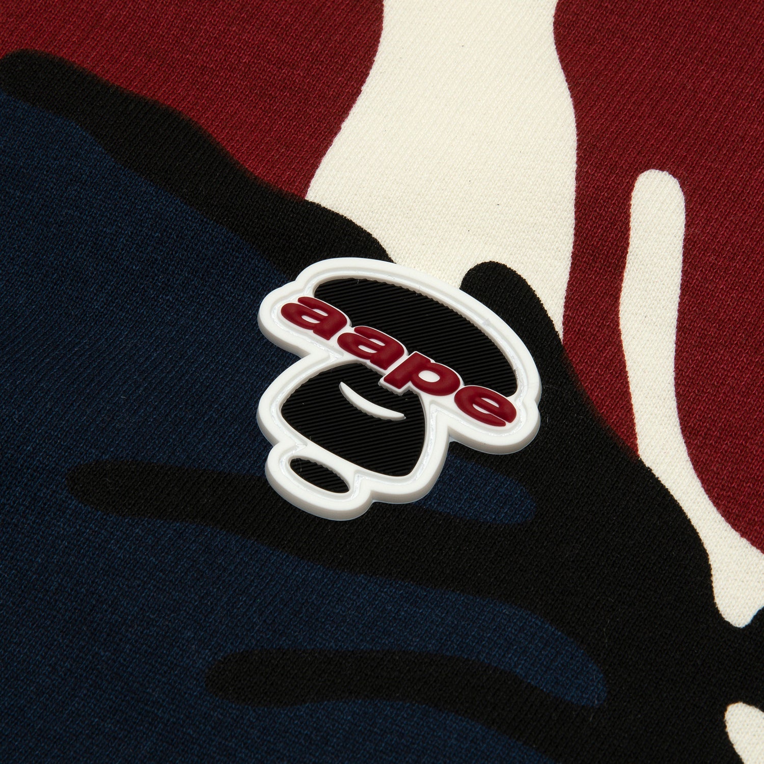 MULTI-LOGO CAMO BUTTON DOWN CARDIGAN