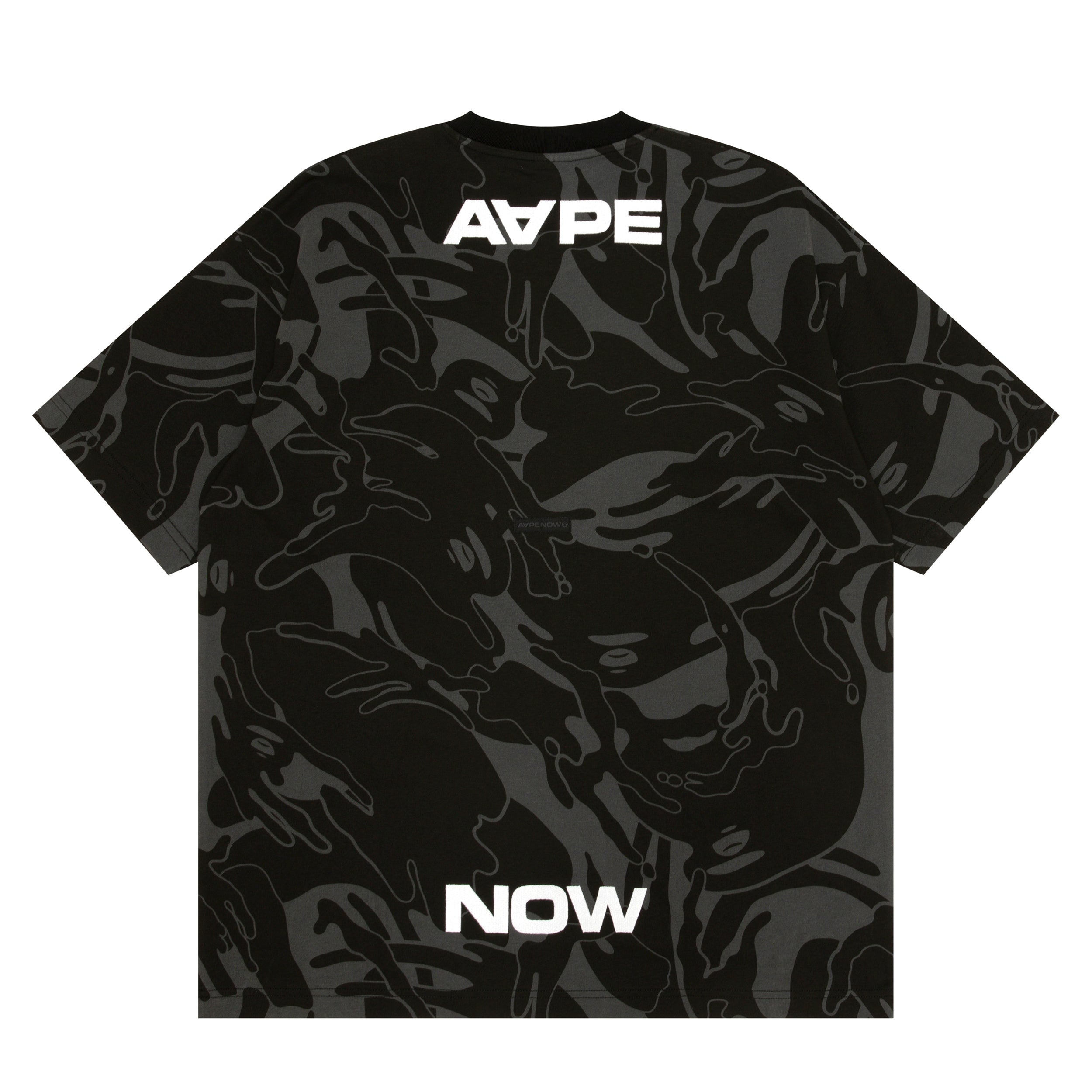 MOONFACE EMBROIDERED CAMO TEE