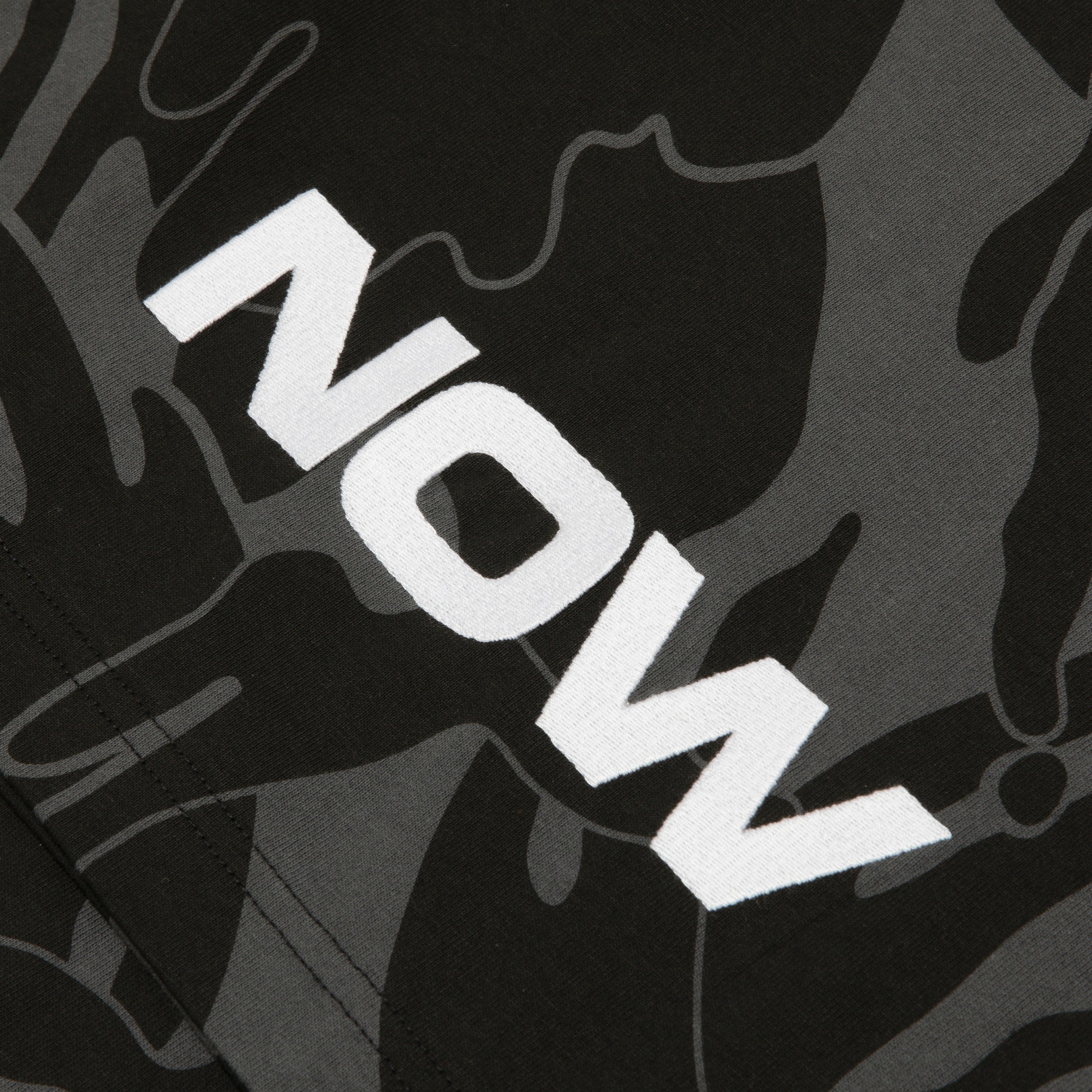 MOONFACE EMBROIDERED CAMO TEE