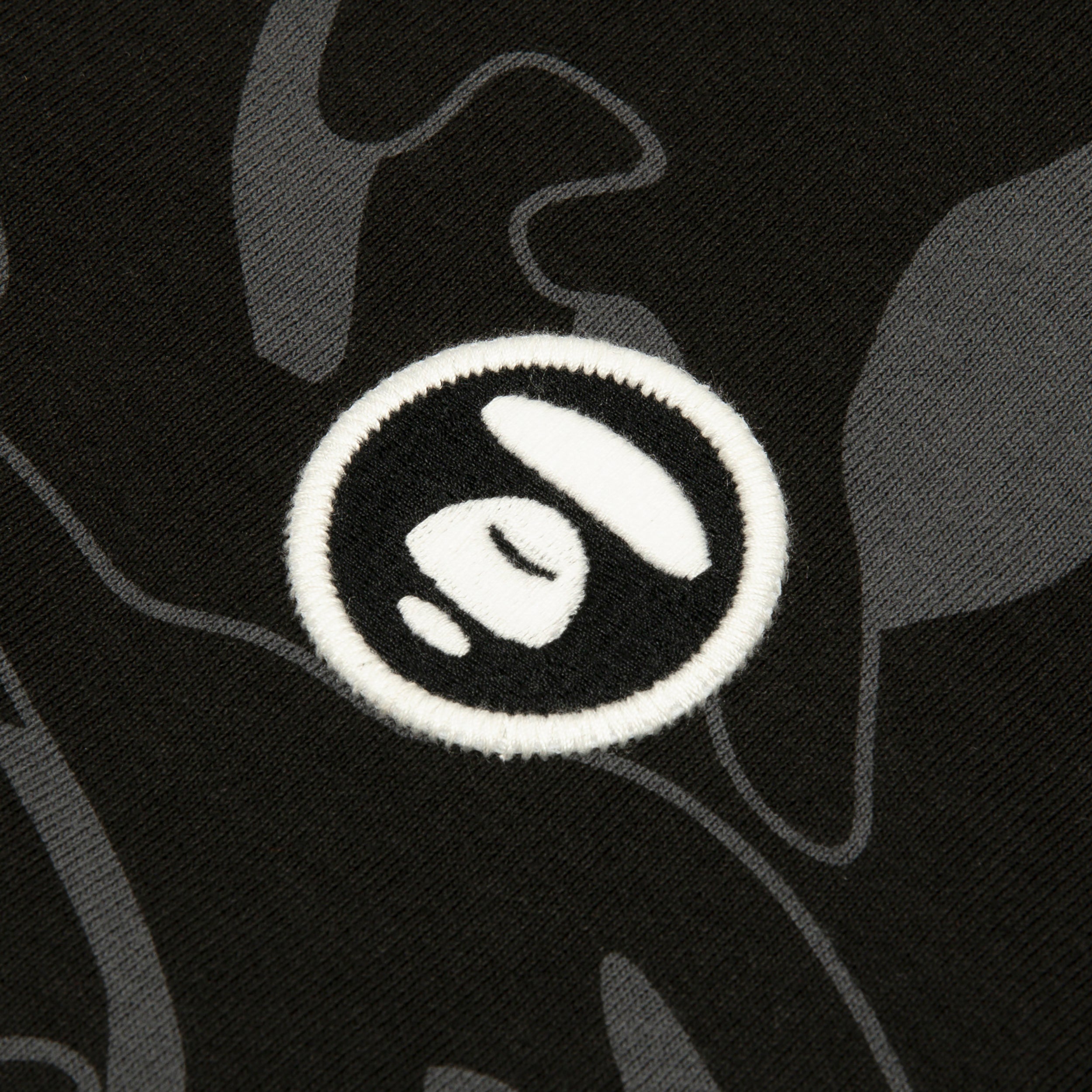 MOONFACE EMBROIDERED CAMO TEE