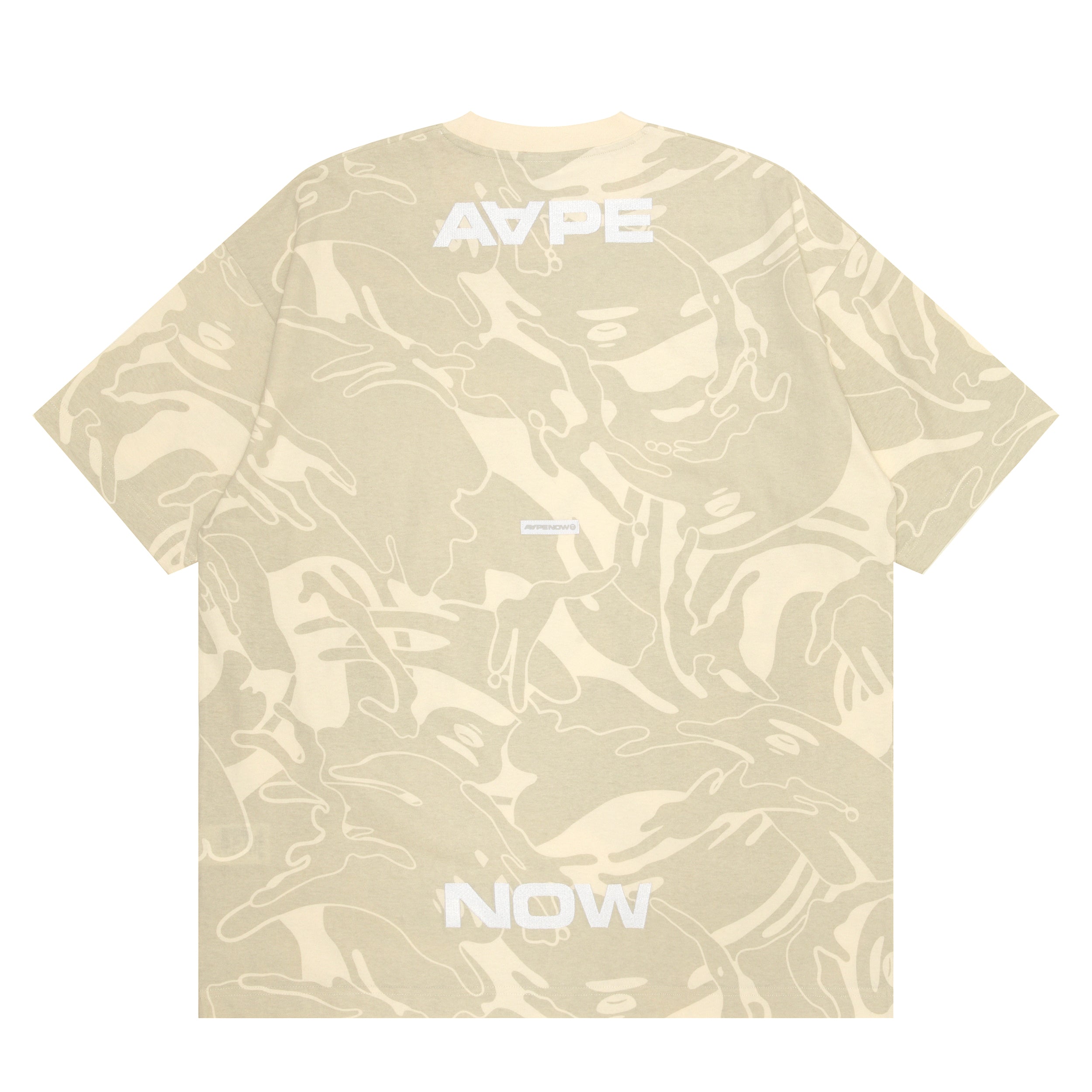 MOONFACE EMBROIDERED CAMO TEE