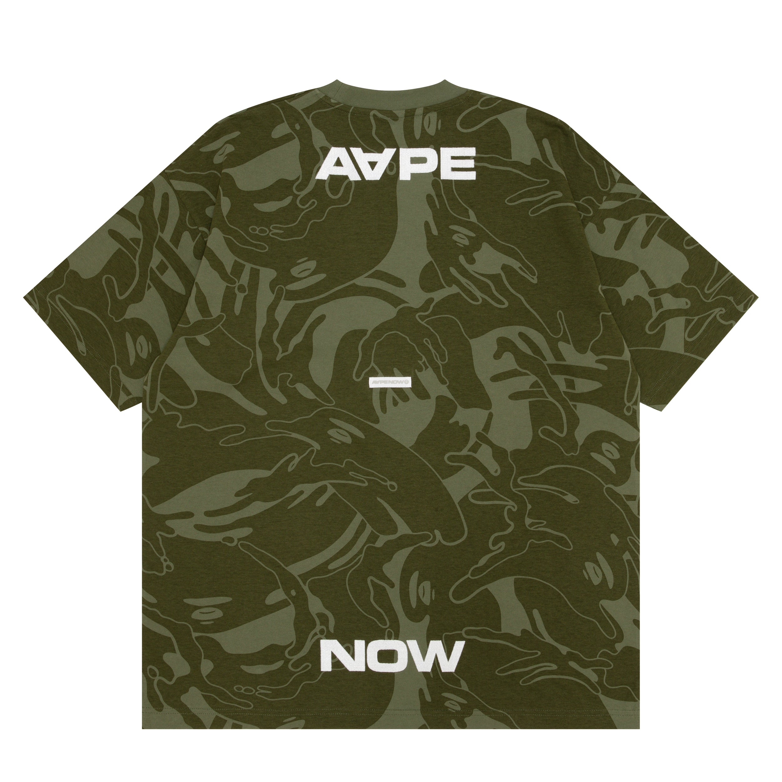 MOONFACE EMBROIDERED CAMO TEE