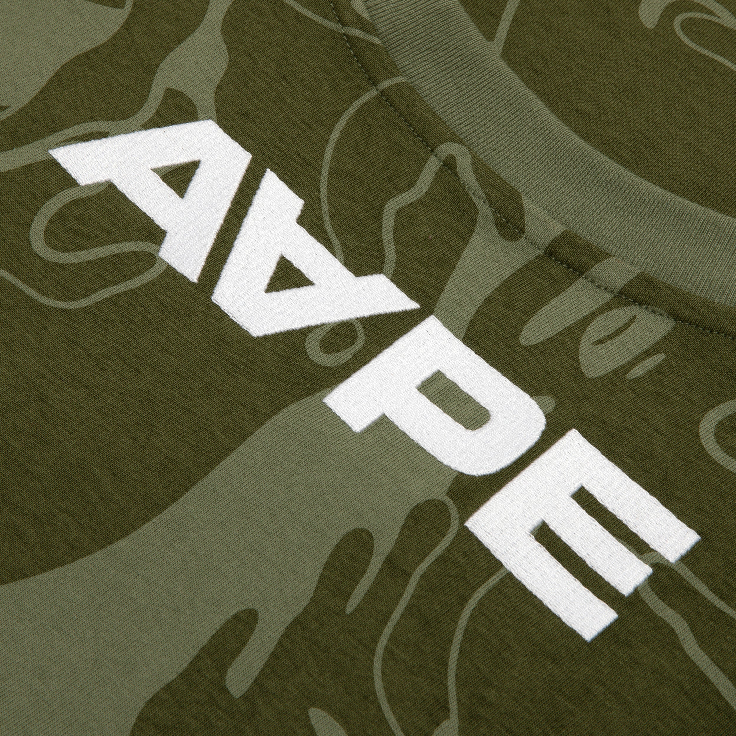 MOONFACE EMBROIDERED CAMO TEE