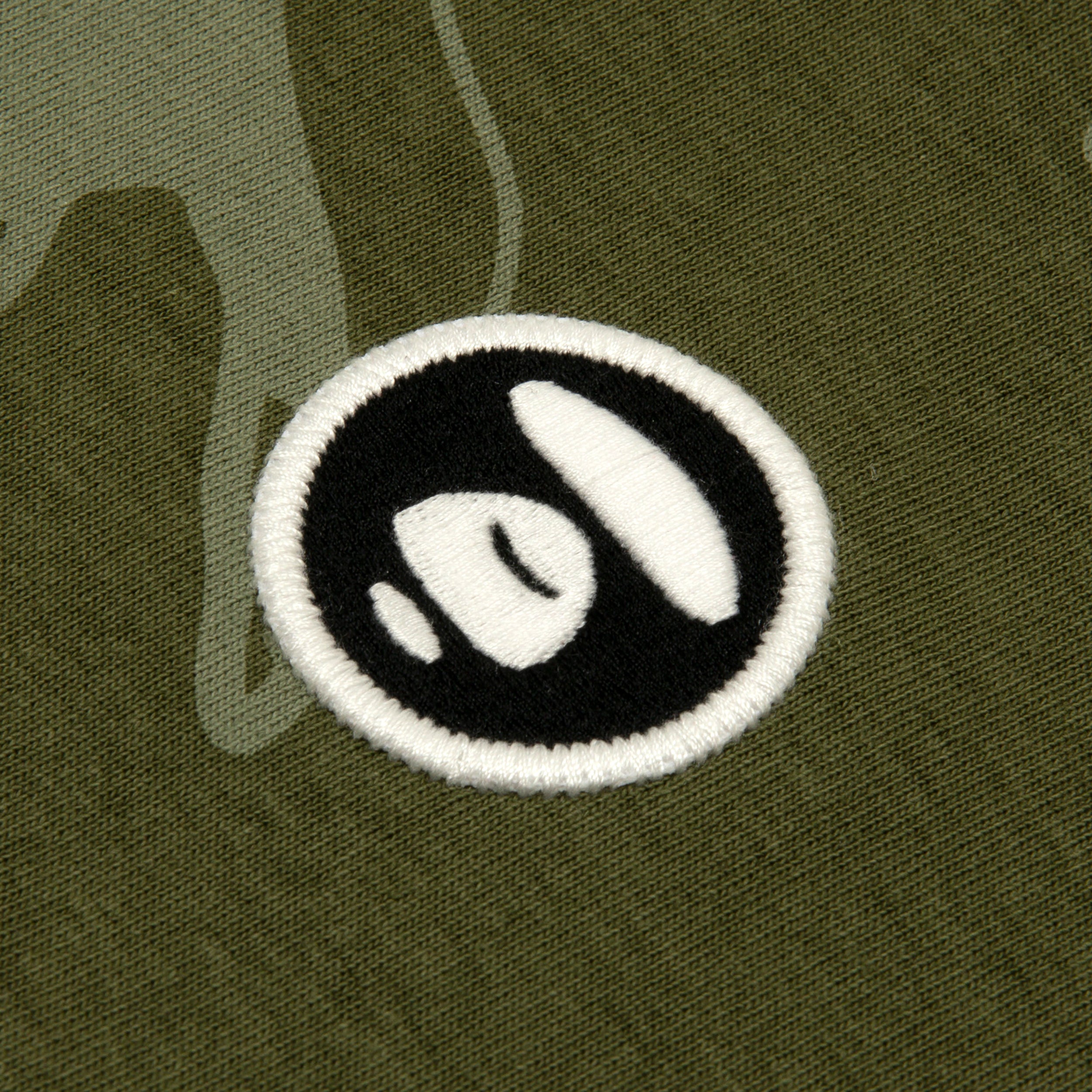 MOONFACE EMBROIDERED CAMO TEE
