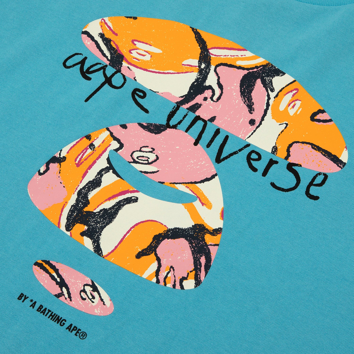 MOONFACE GRAFFITI PRINTED TEE