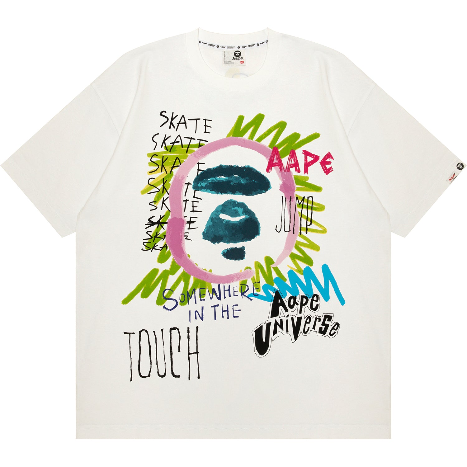 AAPEUNVS GRAFFITI GRAPHIC TEE