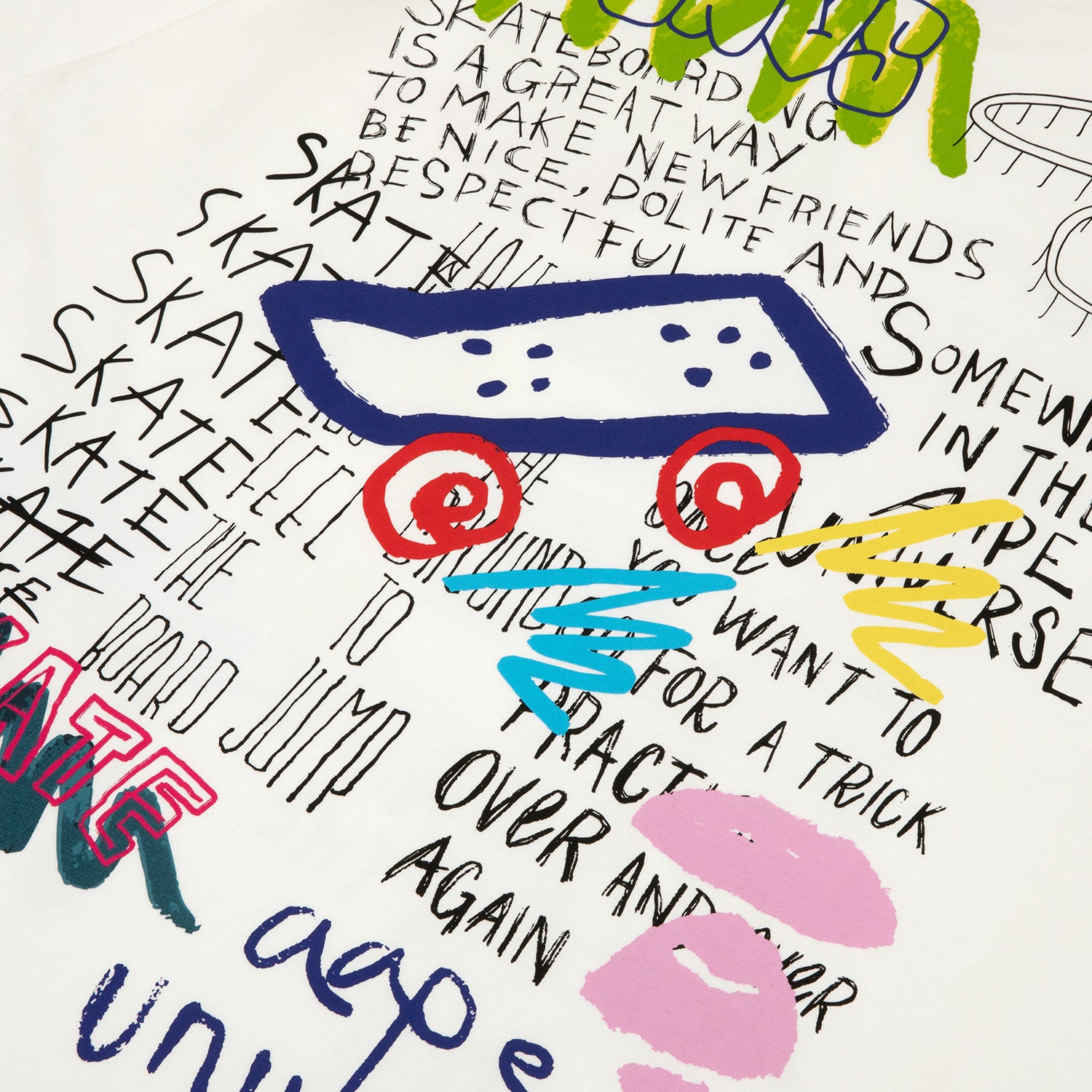 AAPEUNVS GRAFFITI GRAPHIC TEE