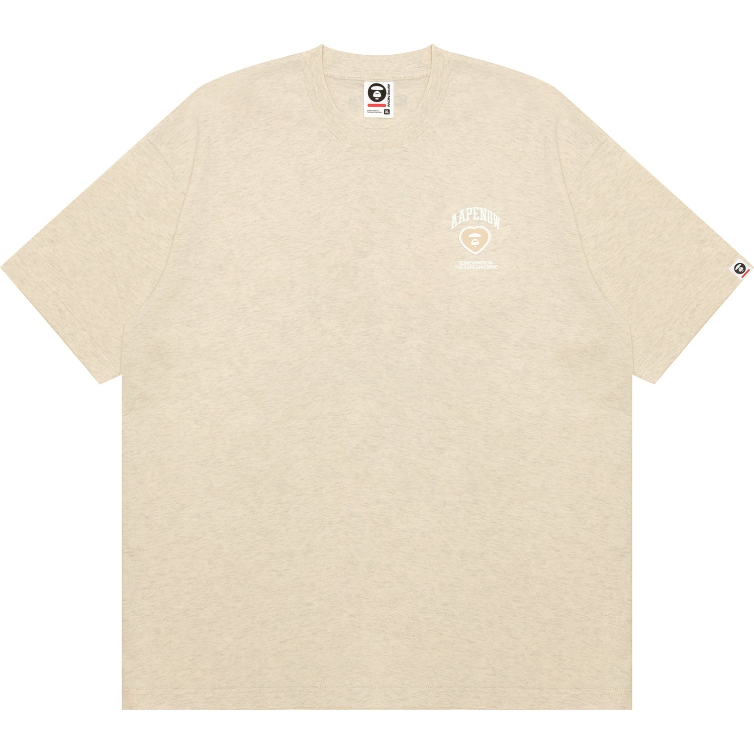 AAPTEM1600XAO/AAPENOW MOONFACE HEART LOGO SHORT SLEEVE TEE