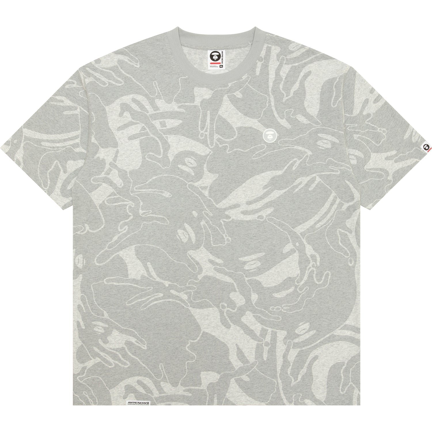 MOONFACE LOGO CAMO SHORT SLEEVE TEE