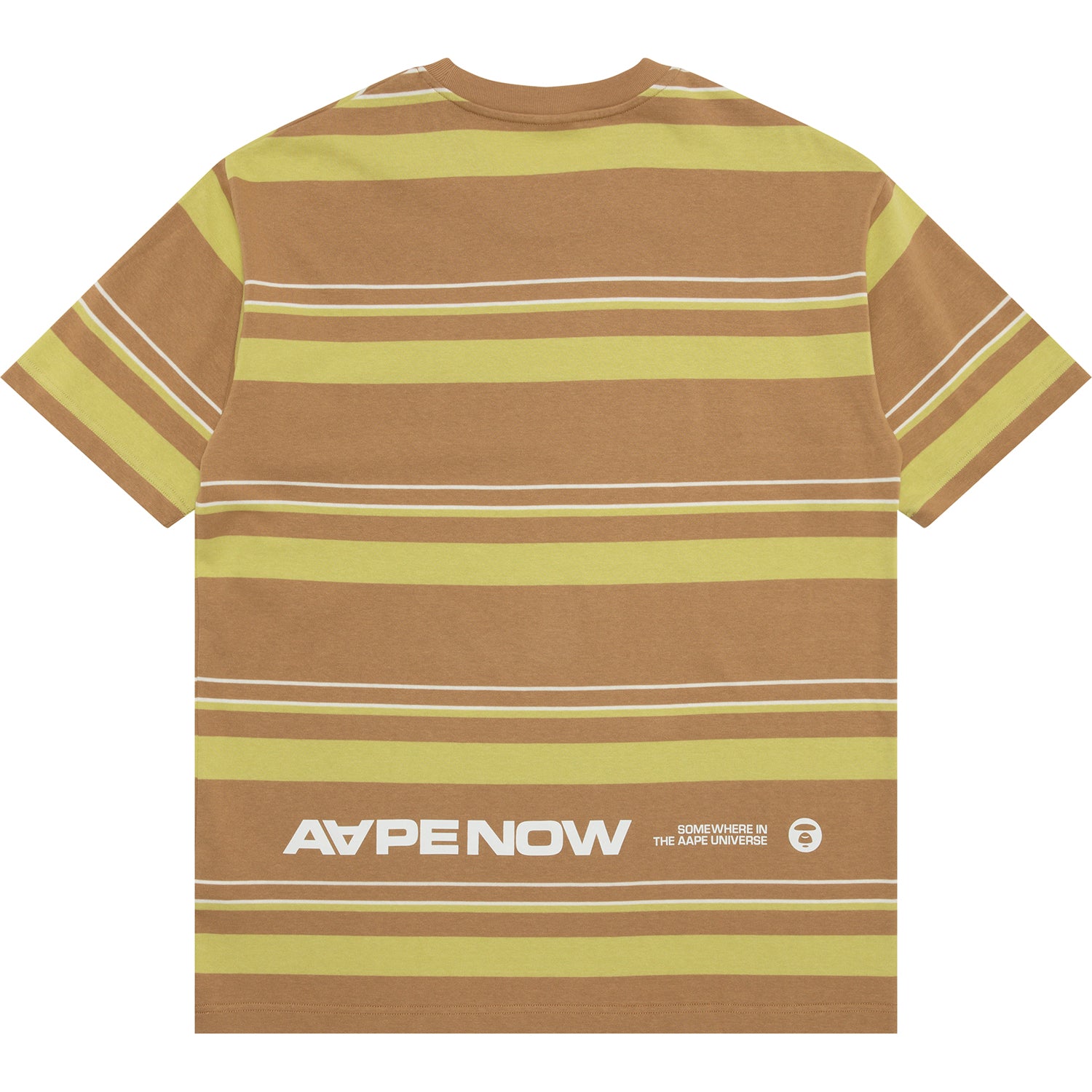 AAPTEM1605XXO/MOONFACE LOGO STRIPE TEE