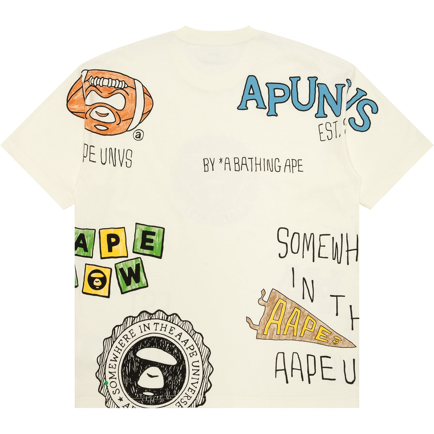 AAPTEM1627XXO/MULTI-LOGO PRINT TEE