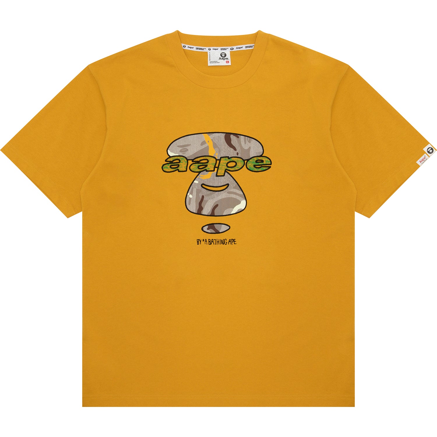 AAPTEM1628XXO/AAPEUNVS CAMO MOONFACE LOGO SHORT SLEEVE TEE