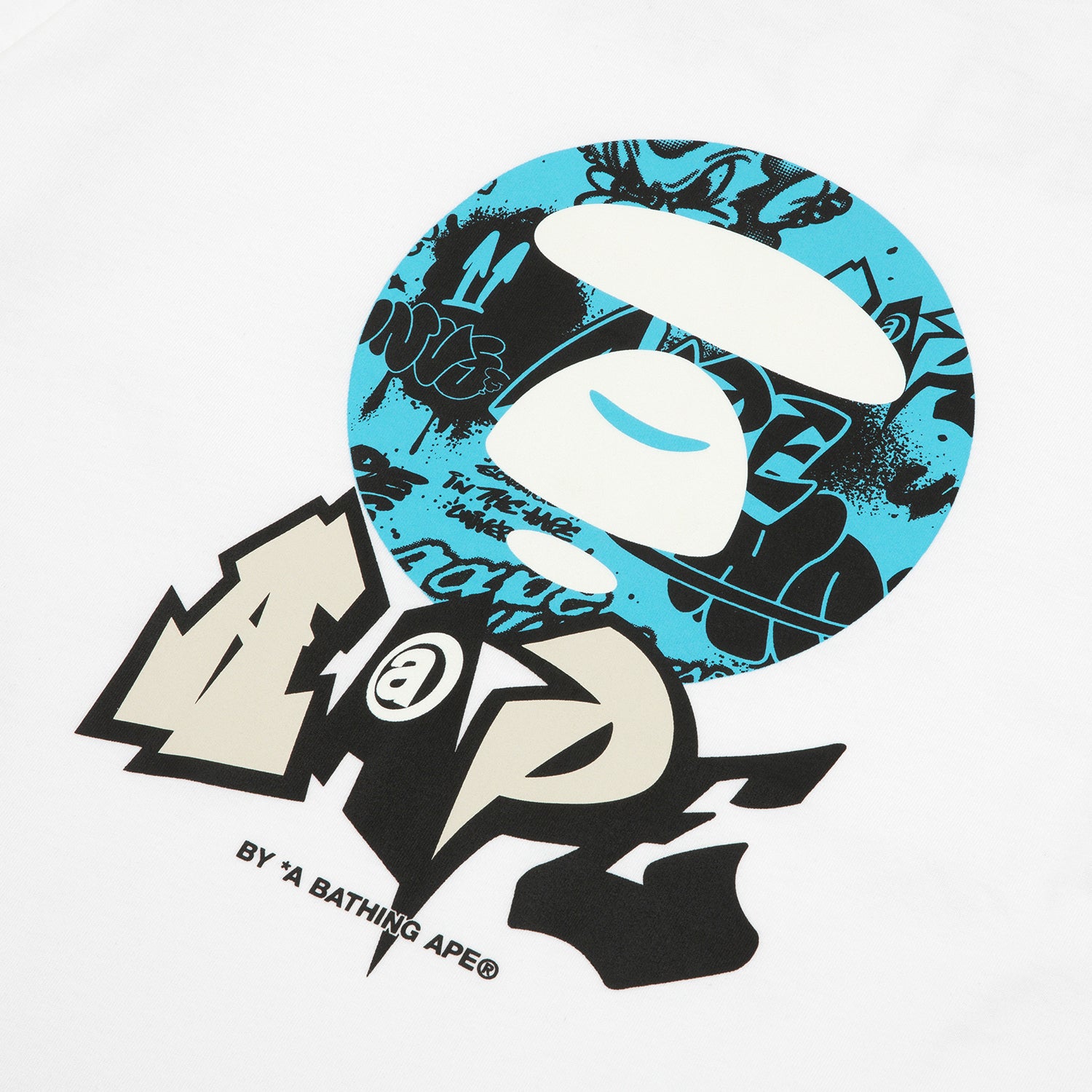 AAPTEM1634XXO/MOONFACE LOGO SHORT SLEEVE TEE