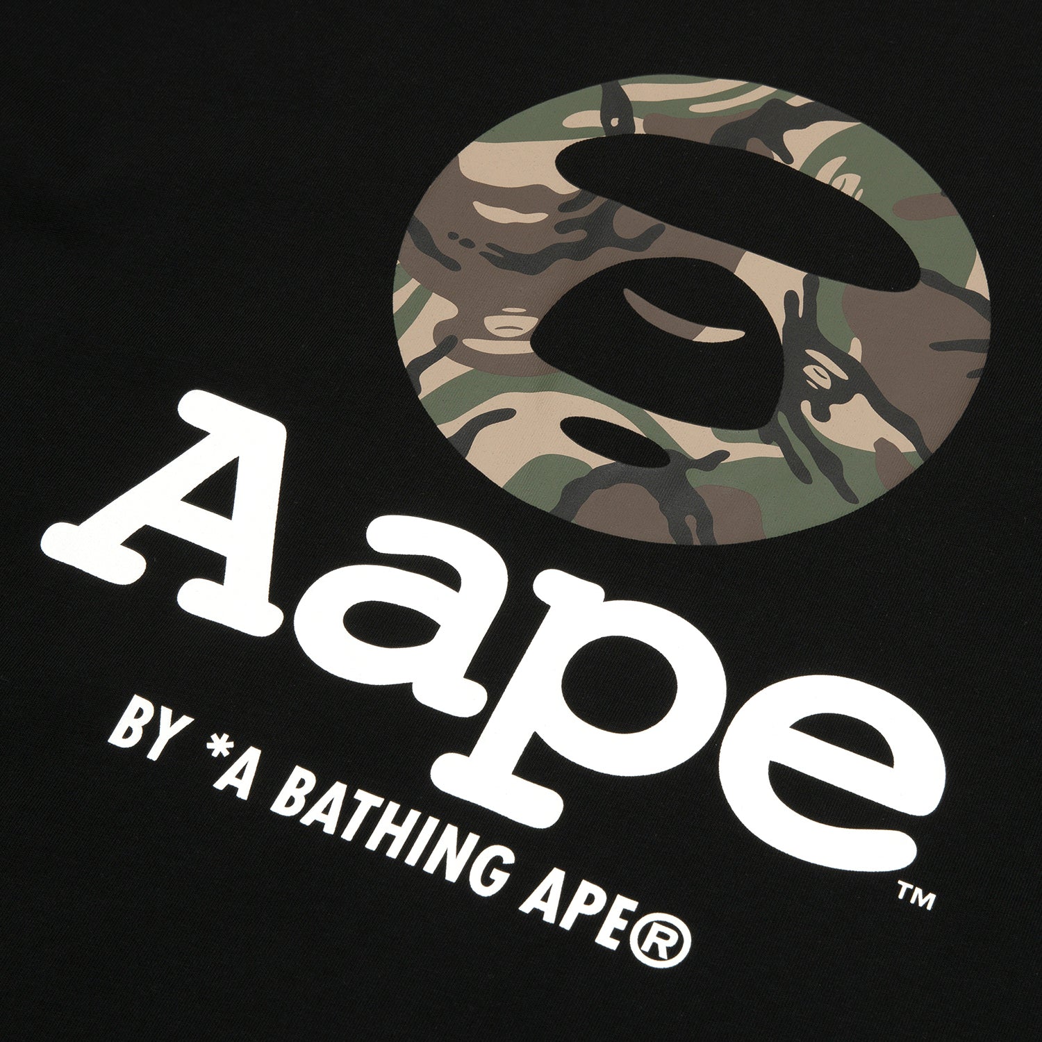 CAMO MOONFACE LOGO TEE